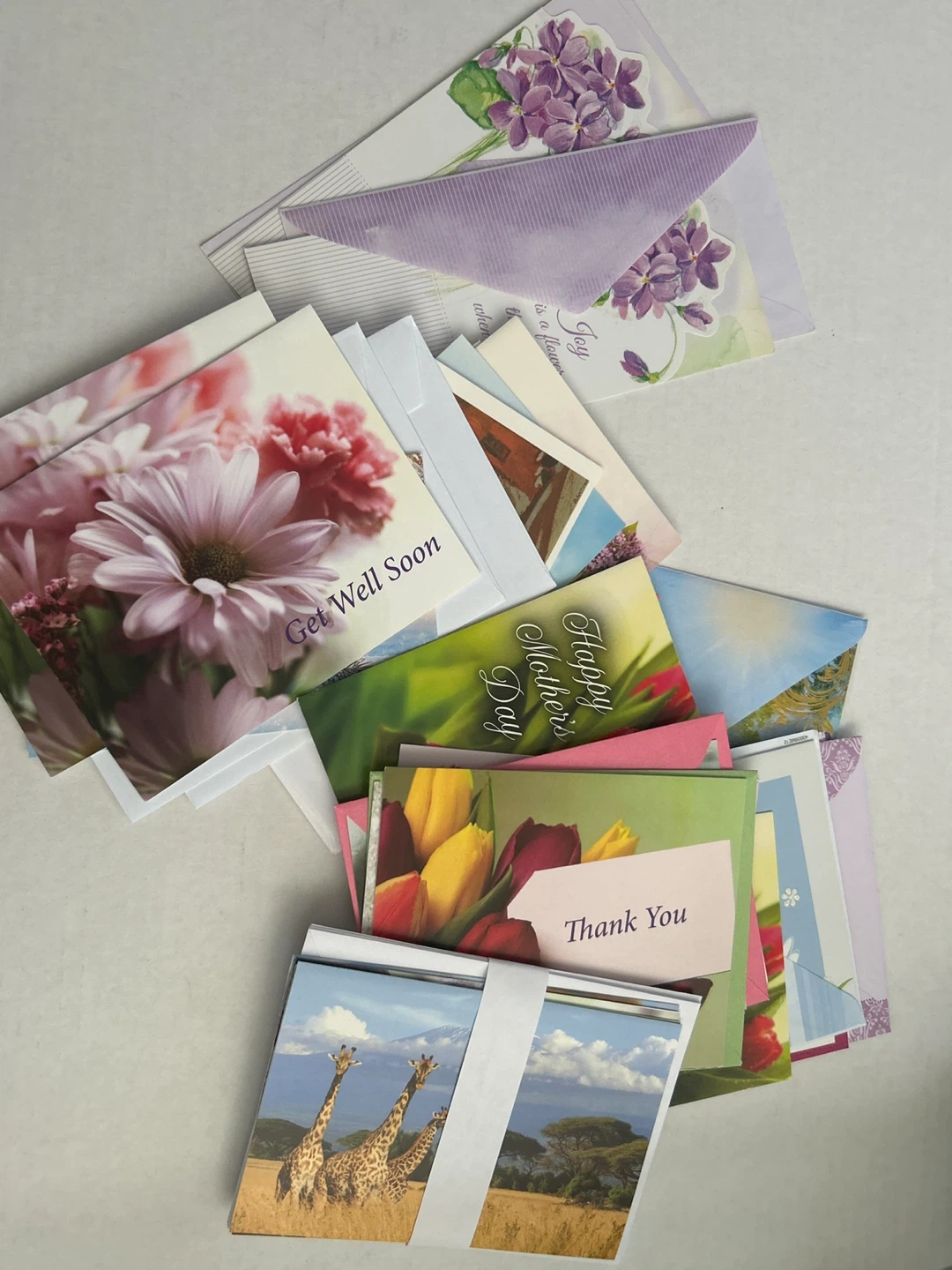 Assorted Greeting Cards with Envelopes