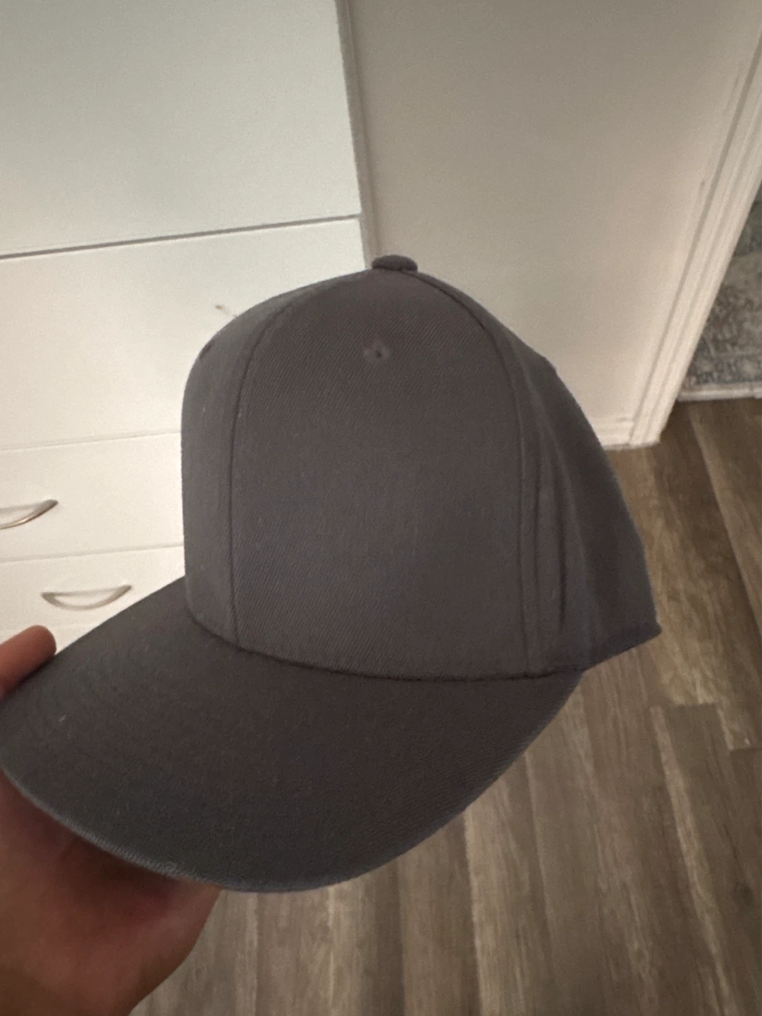 Gray Baseball Cap