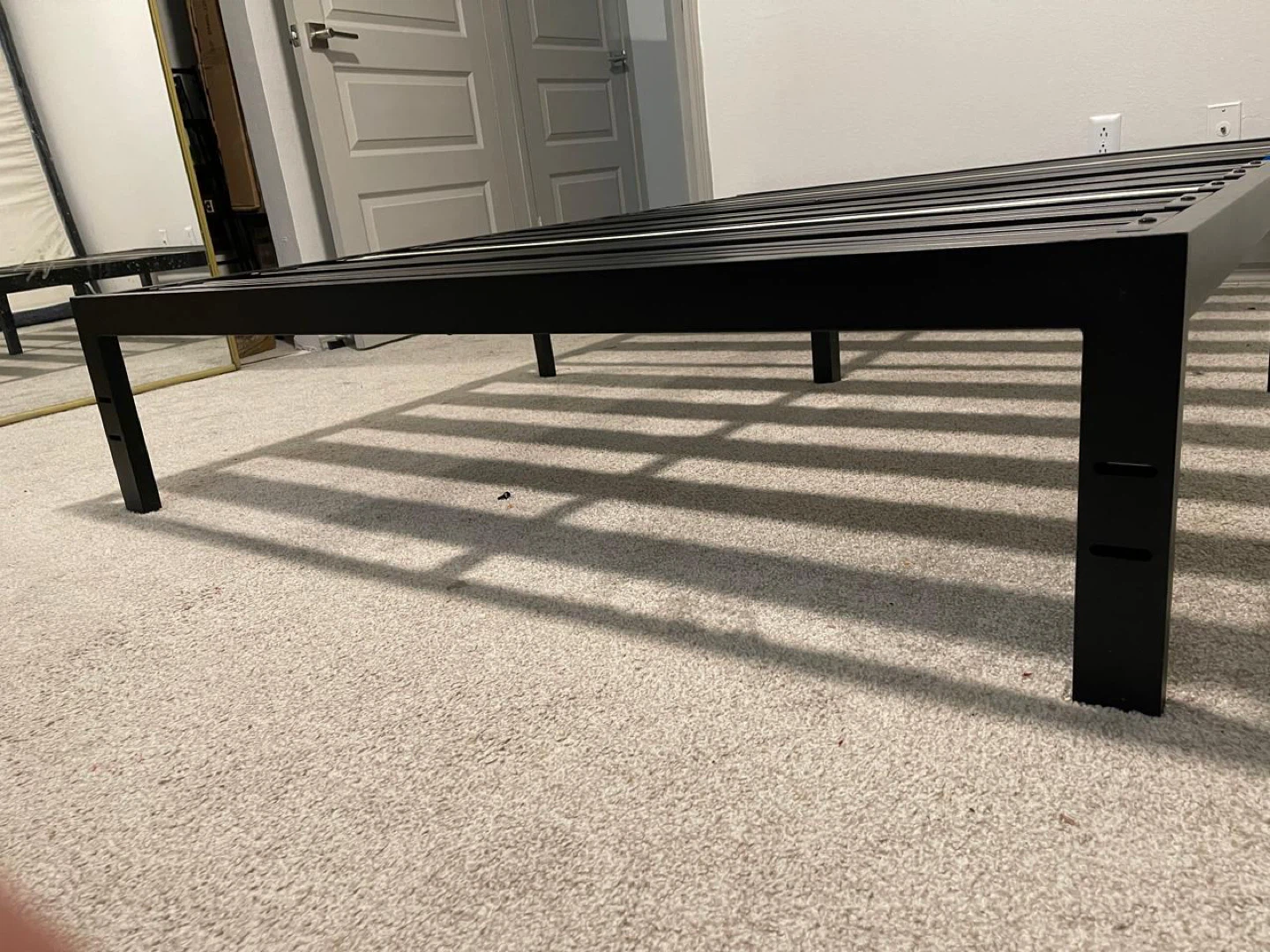 Black Metal Bed Frame - photo 2