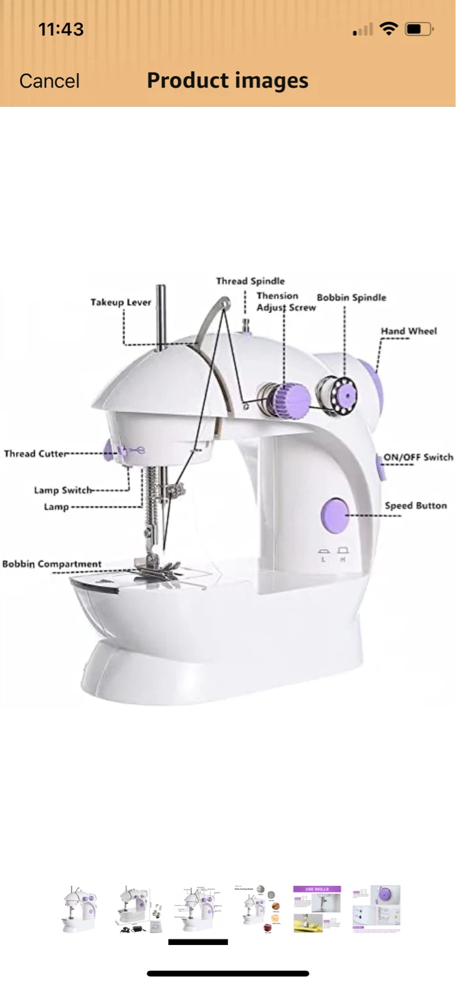 KUNTEC Handheld Portable Mini Sewing Machine - photo 3