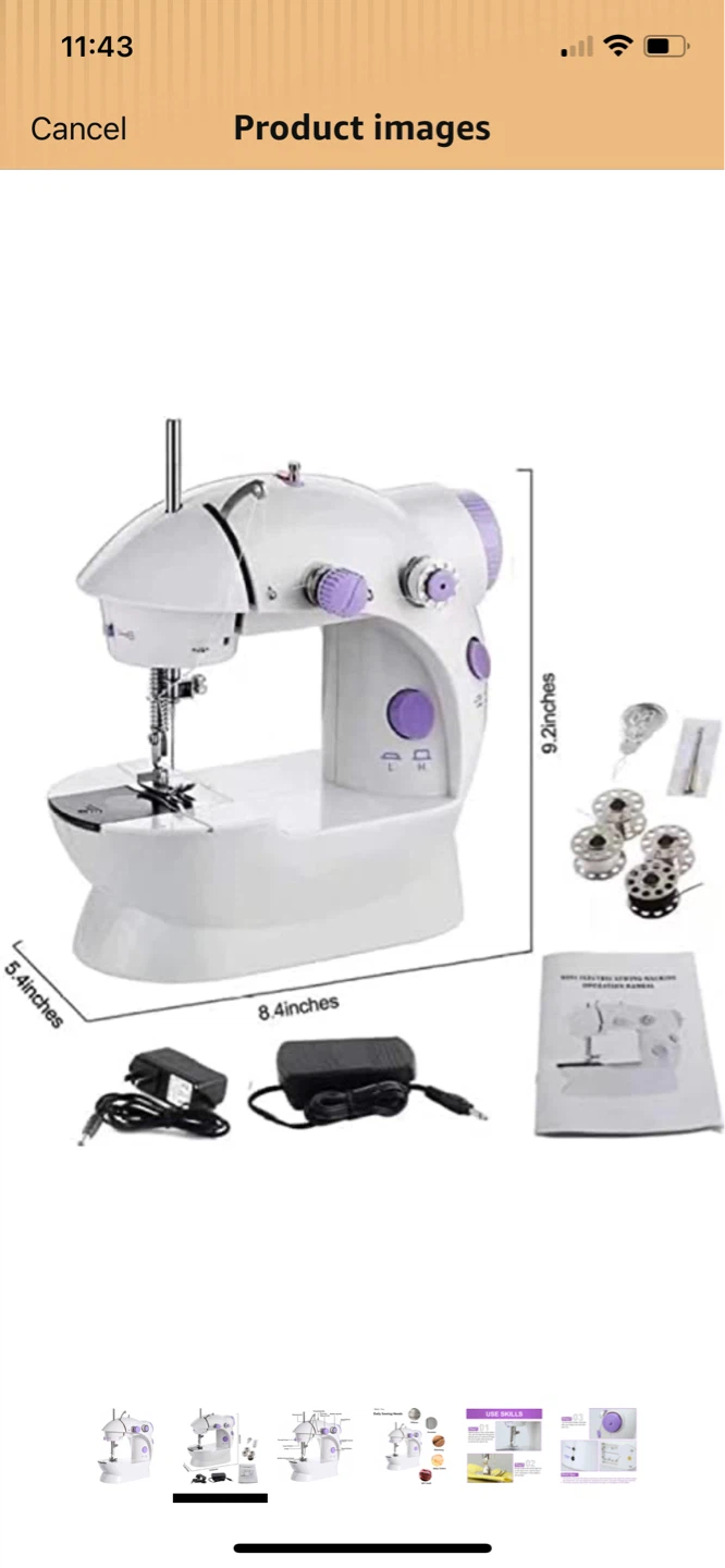 KUNTEC Handheld Portable Mini Sewing Machine - photo 2