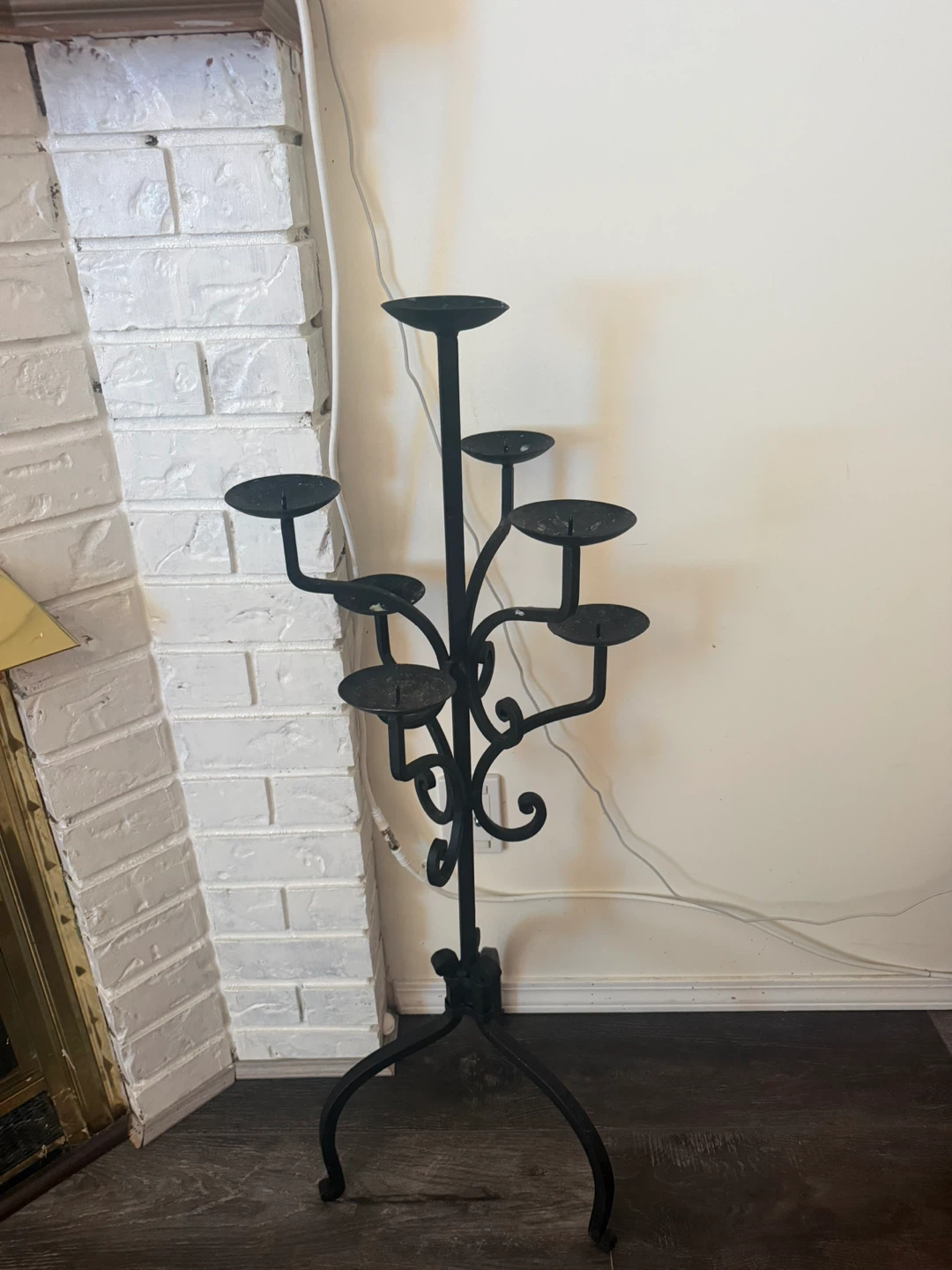 Black Metal Candelabra