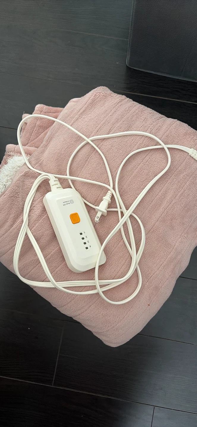 Soft Pink Electric Heated Throw Blanket