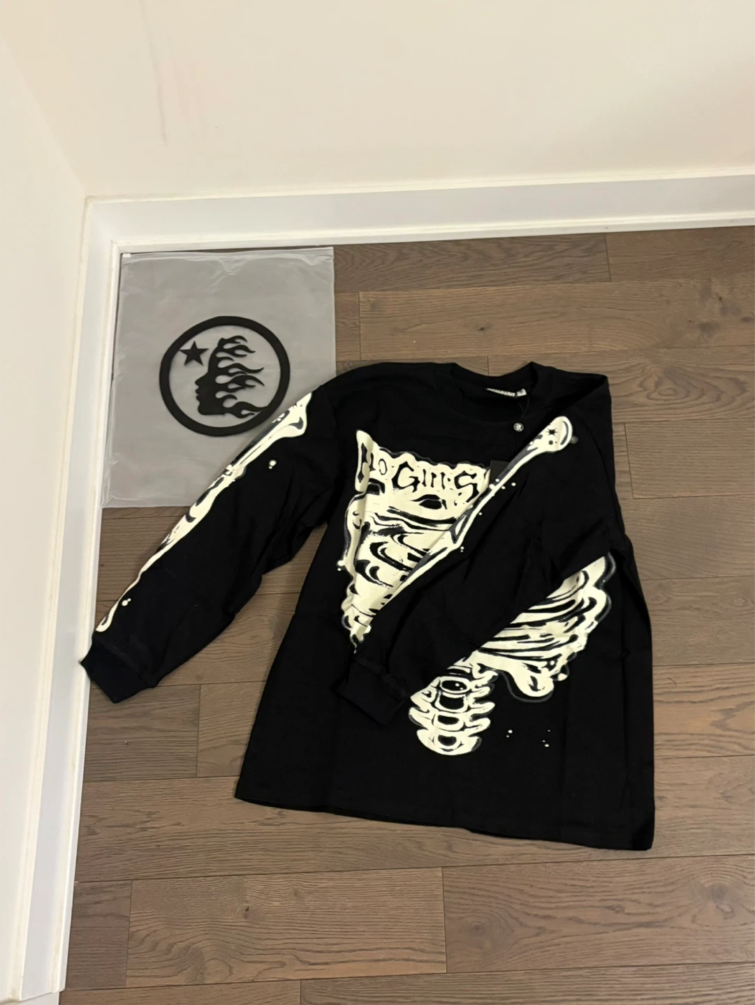 Brand new hellstar Skeleton Long Sleeve Shirt - photo 3