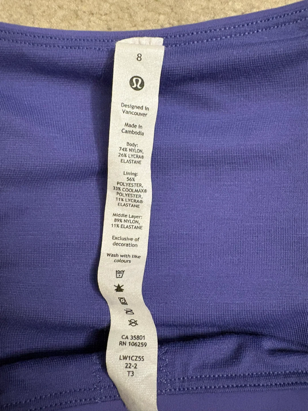Lululemon purple tank - photo 2