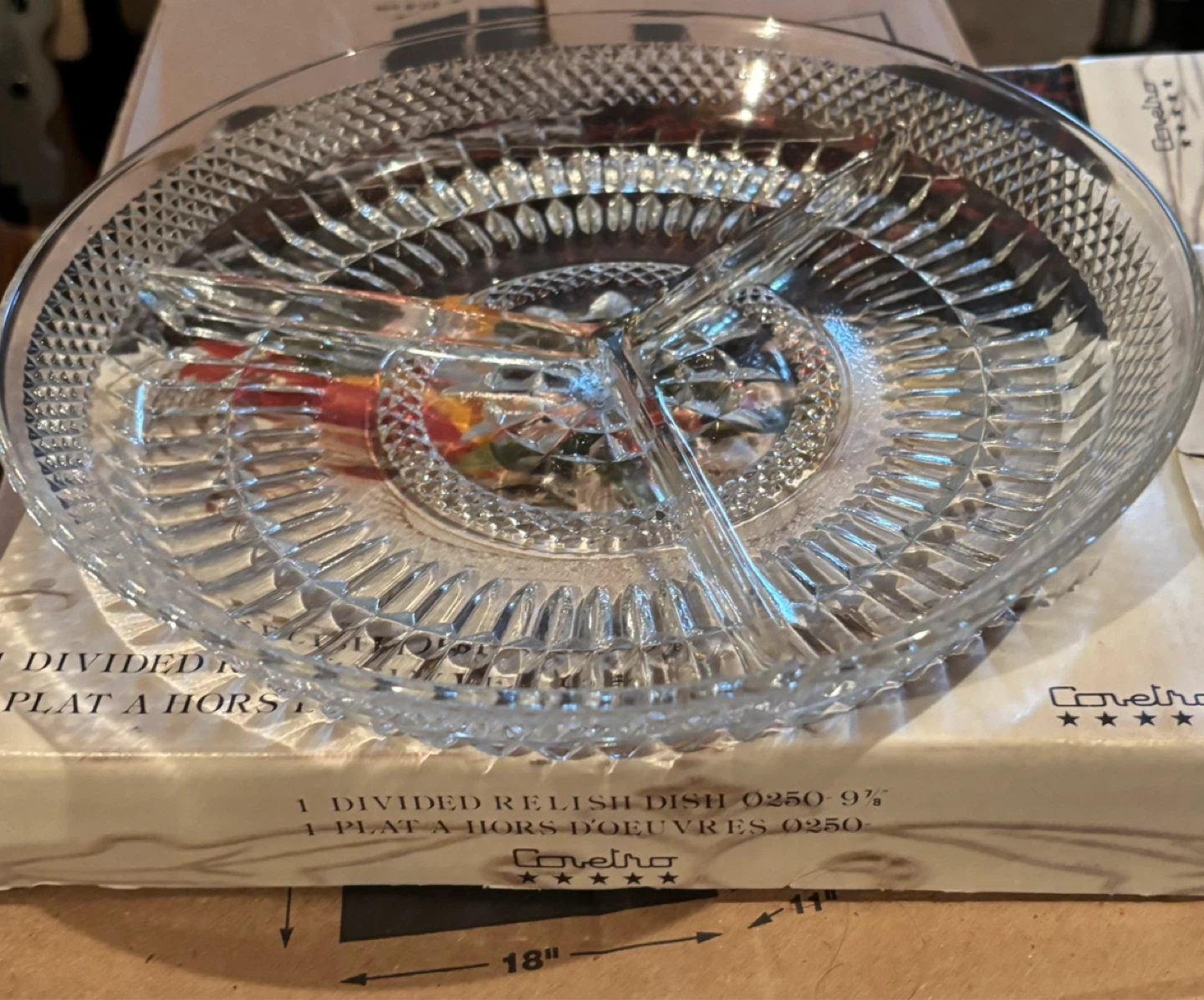 Covetro 9.5" Divided Relish Dish