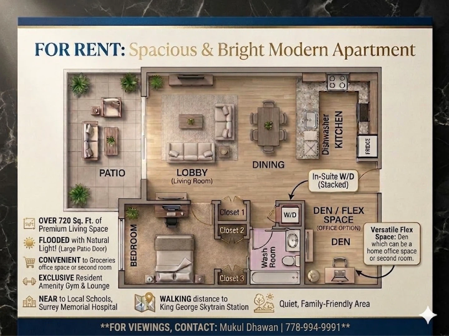 Apartment for rent