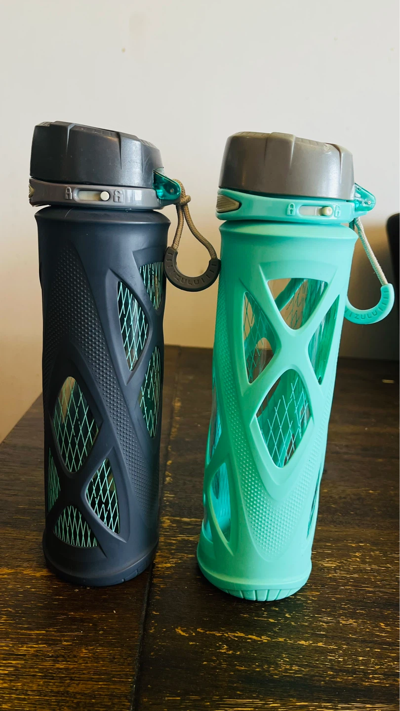 Zulu Glass Water Bottles - Set of 2 $10 Each - photo 3