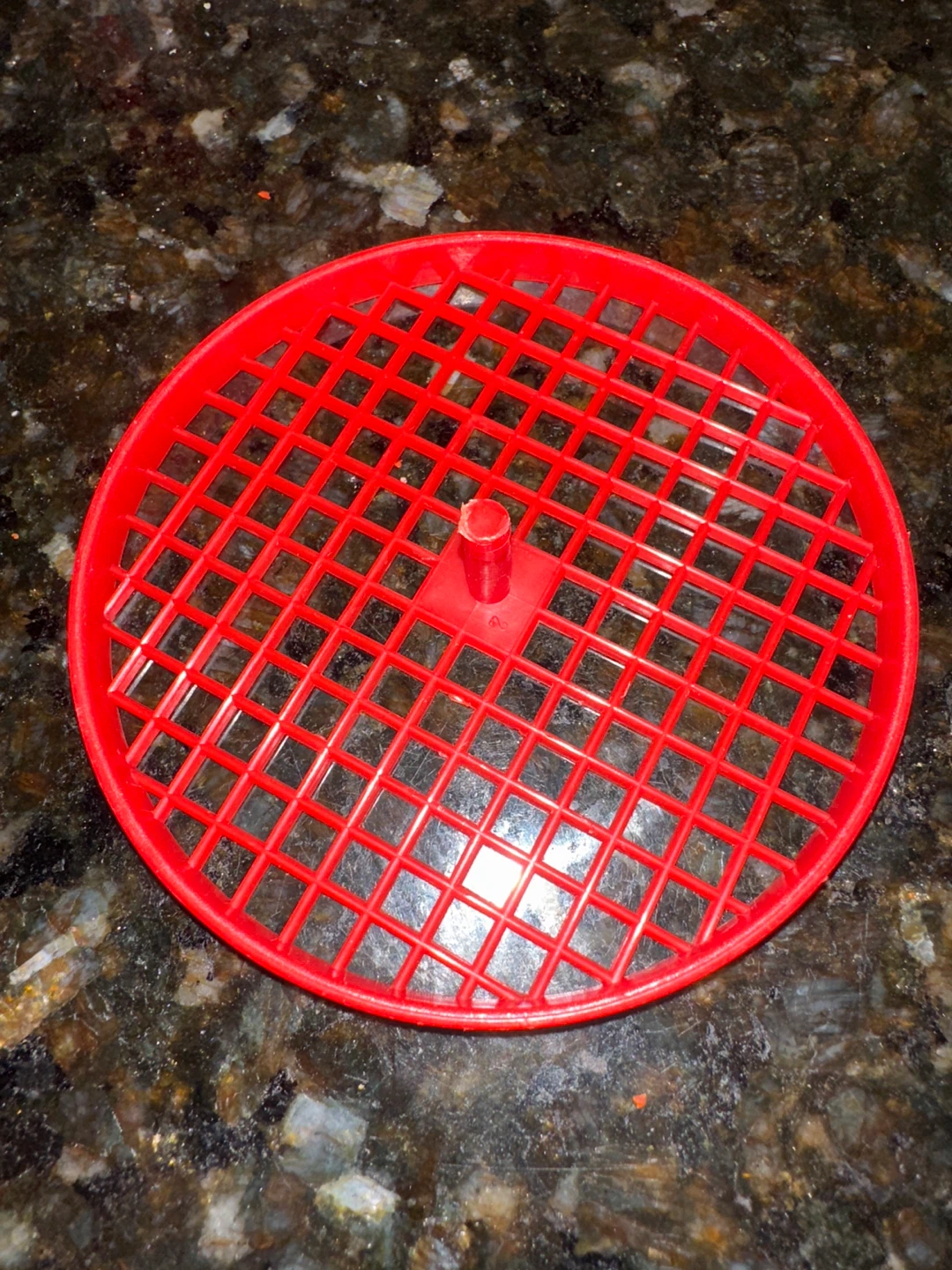Red Plastic Strainer