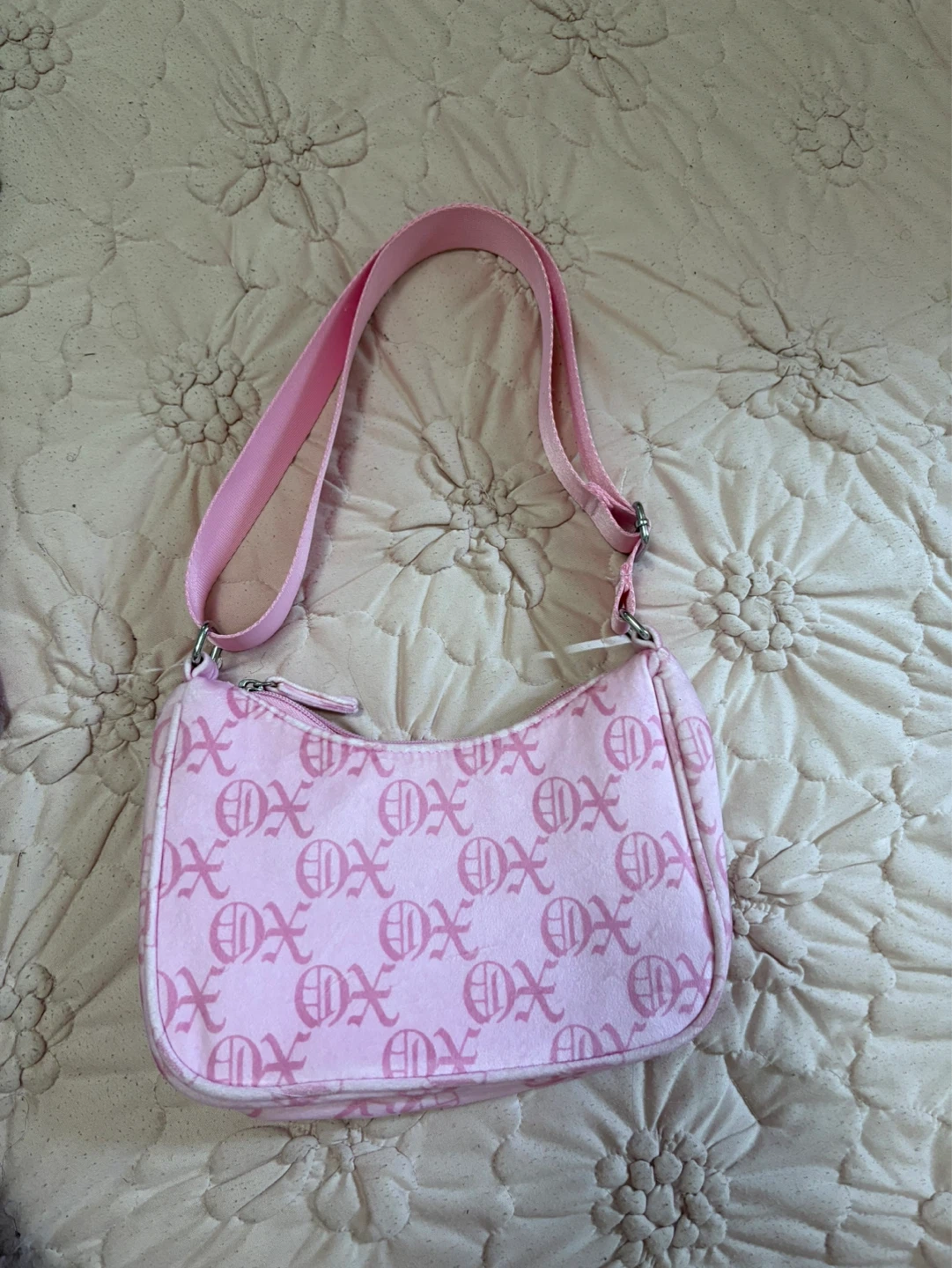 Pink Monogram Shoulder Bag