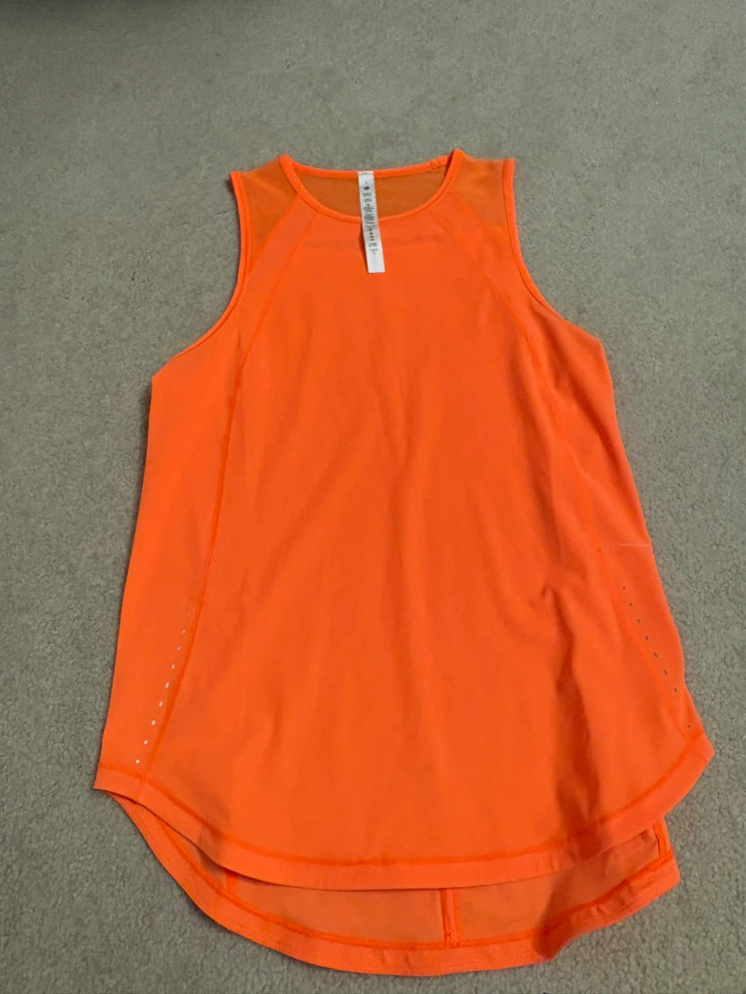 Lululemon Orange Tank Top Size 6 - photo 2