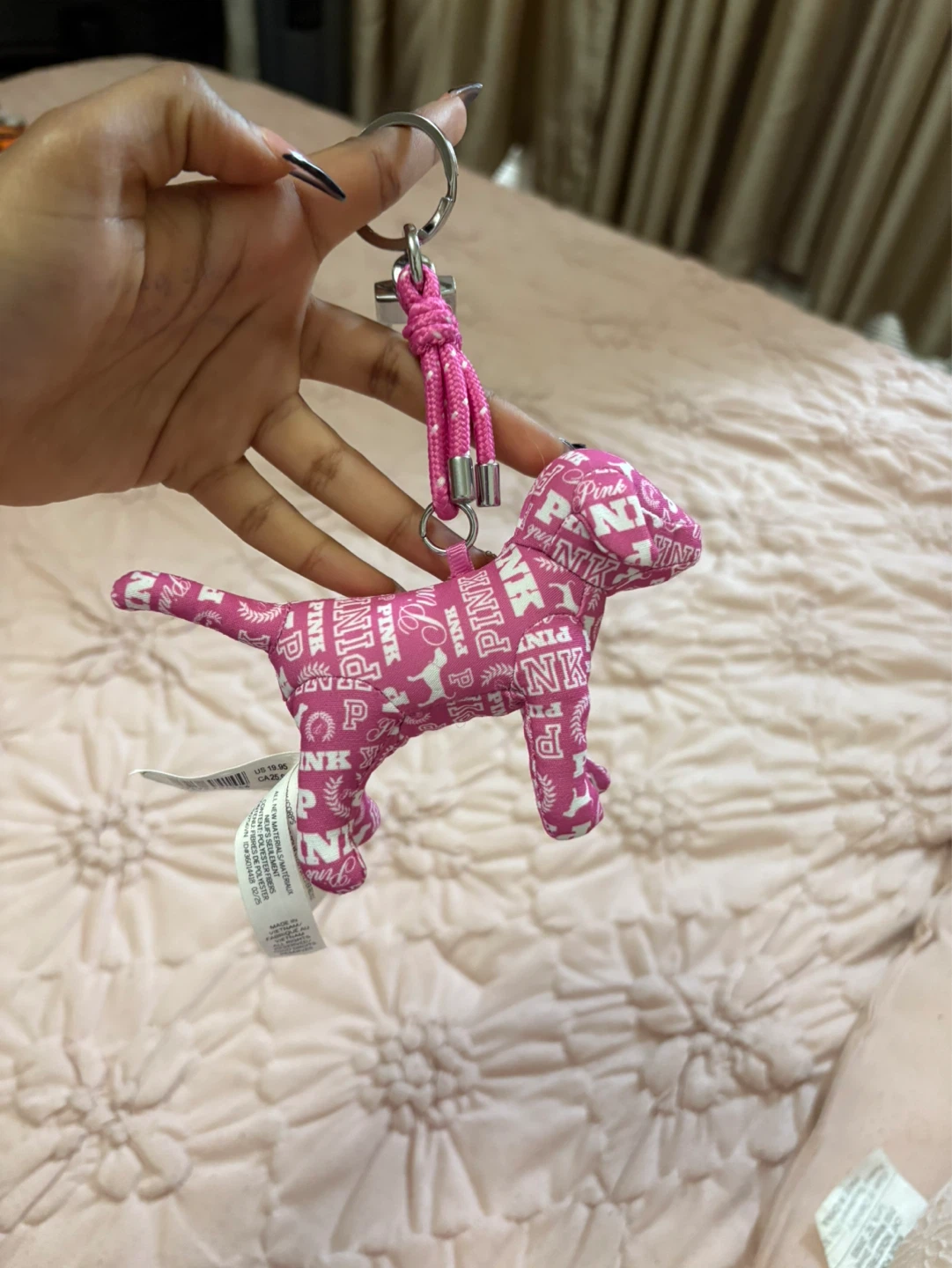 PINK dog keychain - photo 3