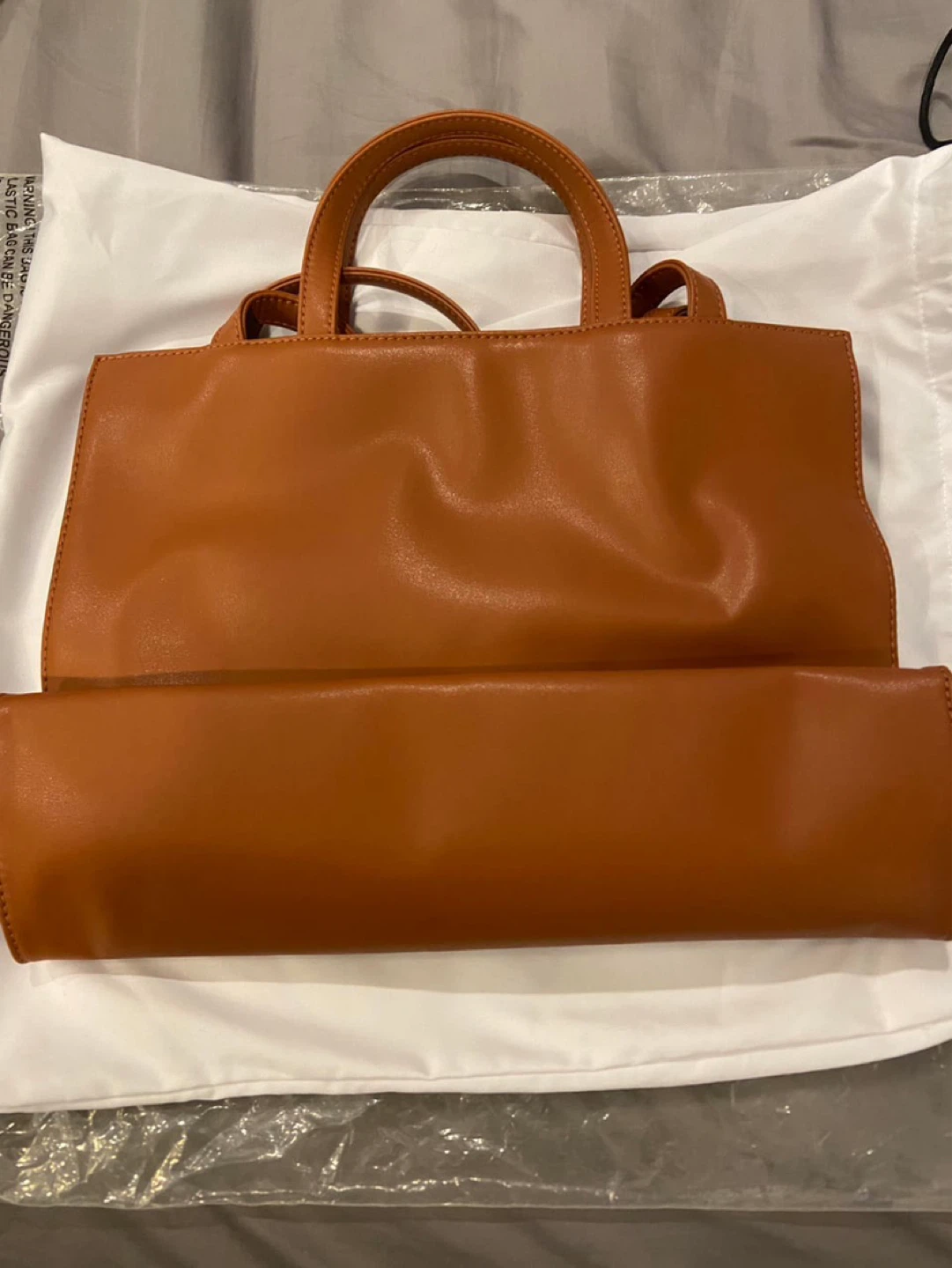 Telfar medium tan Shopping Bag - photo 5