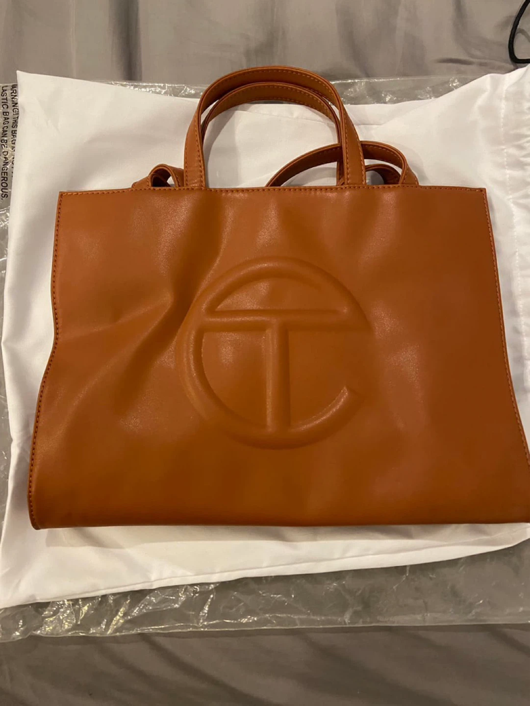 Telfar medium tan Shopping Bag - photo 4