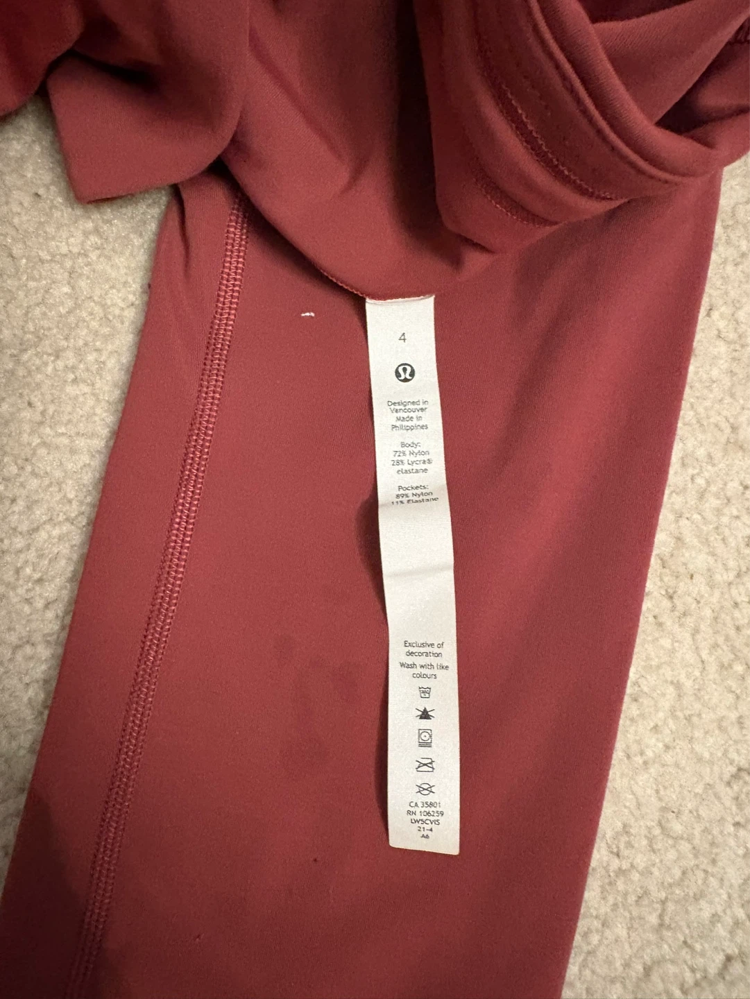 Lululemon Align Leggings Size 4