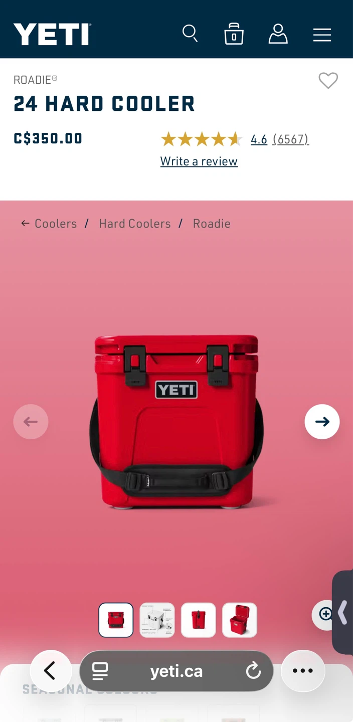 New Yeti Cooler - Red - photo 5