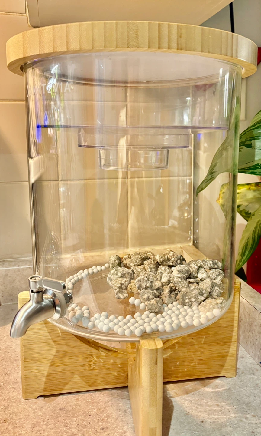 Santevia water filtration system- glass