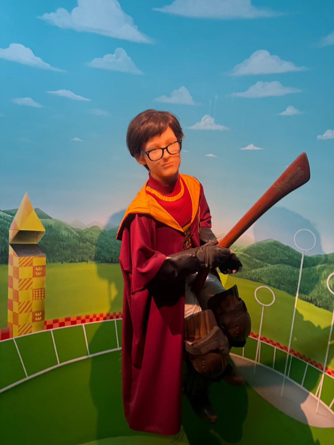 Harry Potter Quidditch Robe and Broomstick