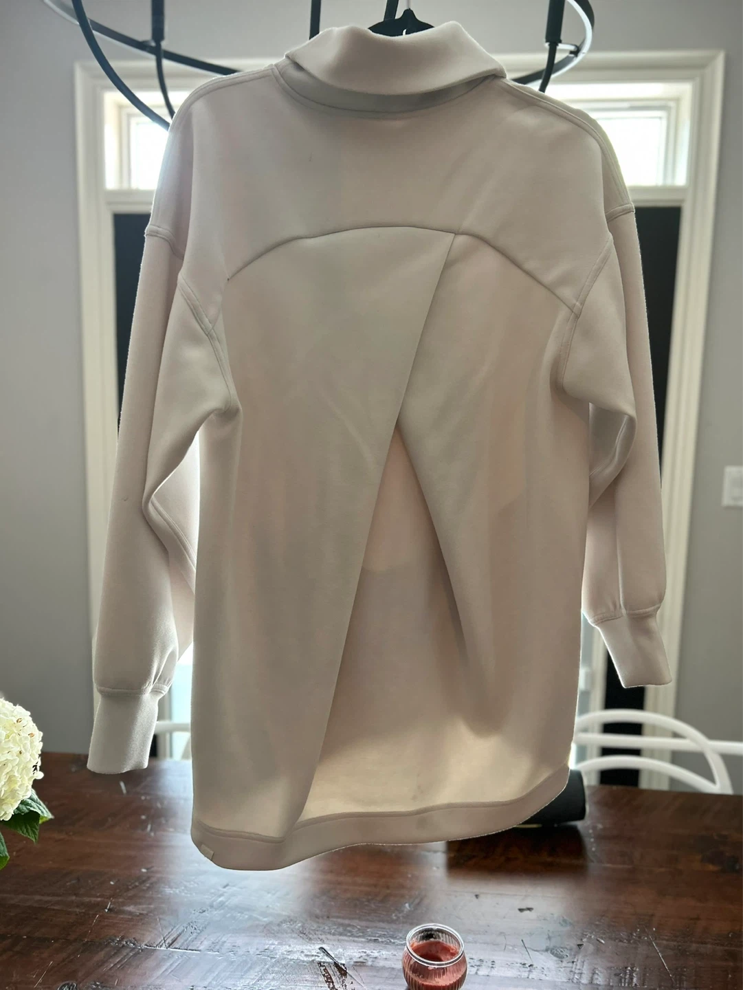 Lululemon Beige Mock Neck Sweatshirt - Size 4 - photo 3