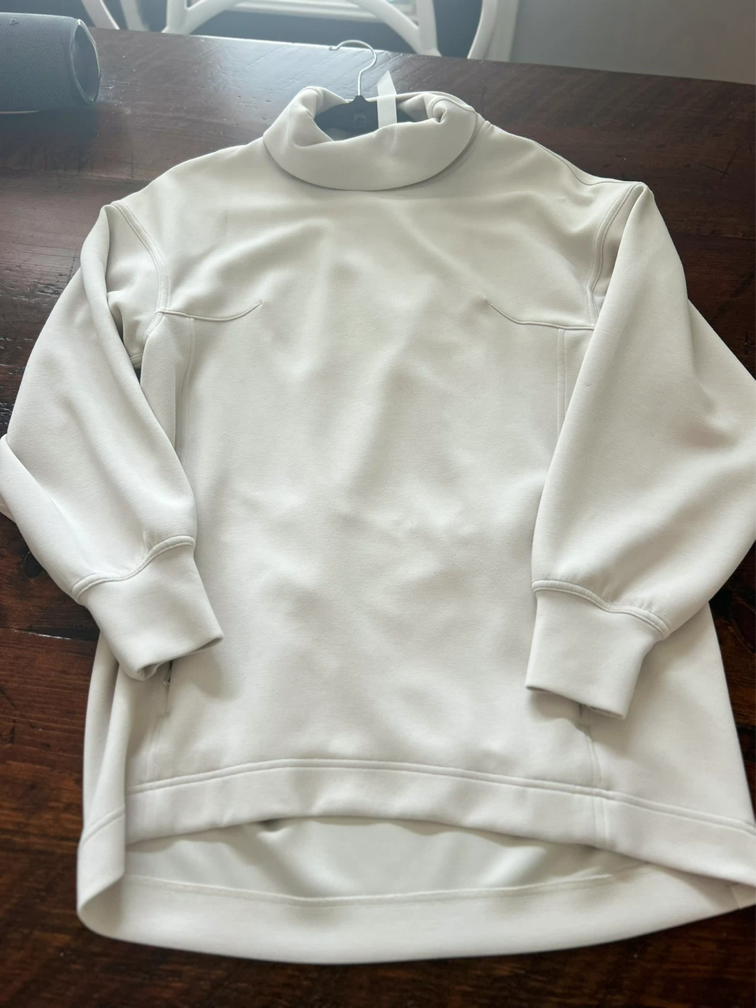 Lululemon Beige Mock Neck Sweatshirt - Size 4 - photo 2