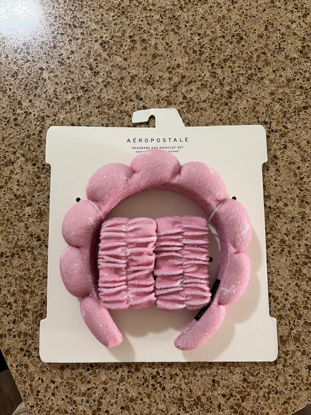 Aéropostale Headband and Wristlet Set - Pink