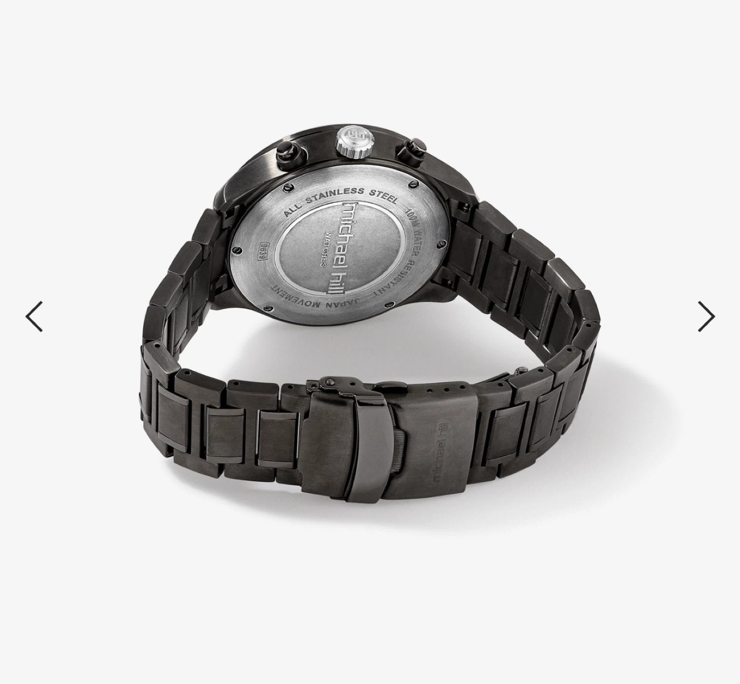 Solar Powered Men's Watch Black Tone Stainless Steel - photo 2