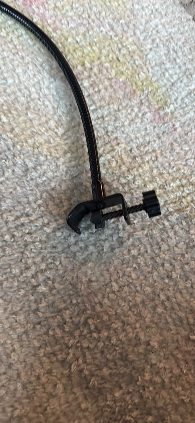 Black Microphone Pop Filter with Clamp - photo 3