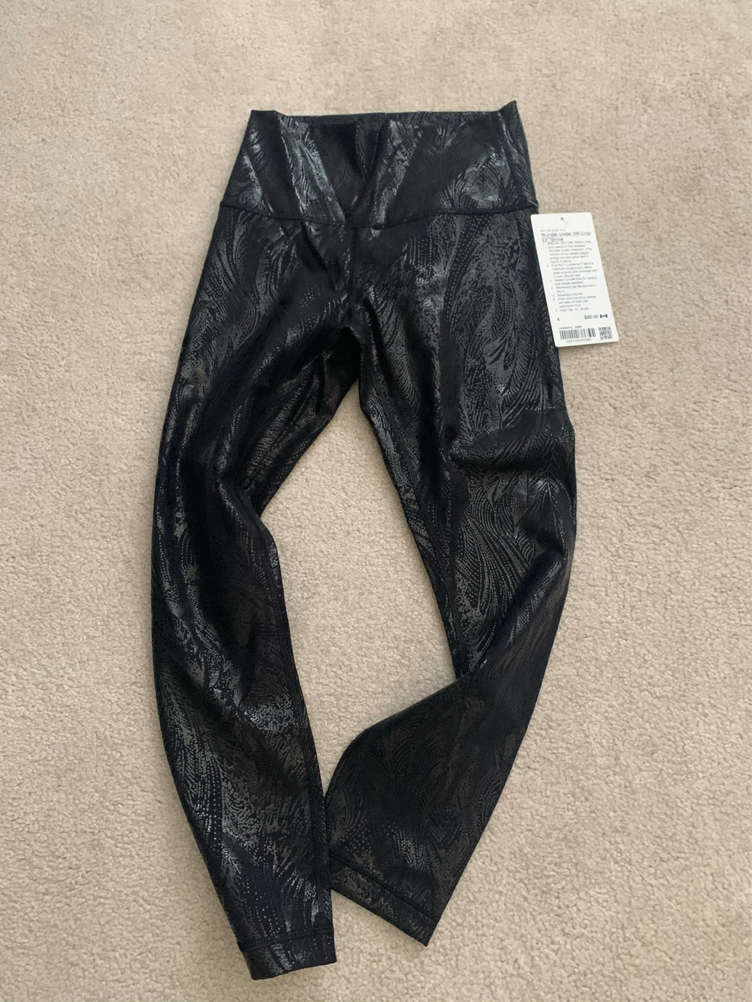 Lululemon Wunder Under HR Crop 23" Shine Leggings