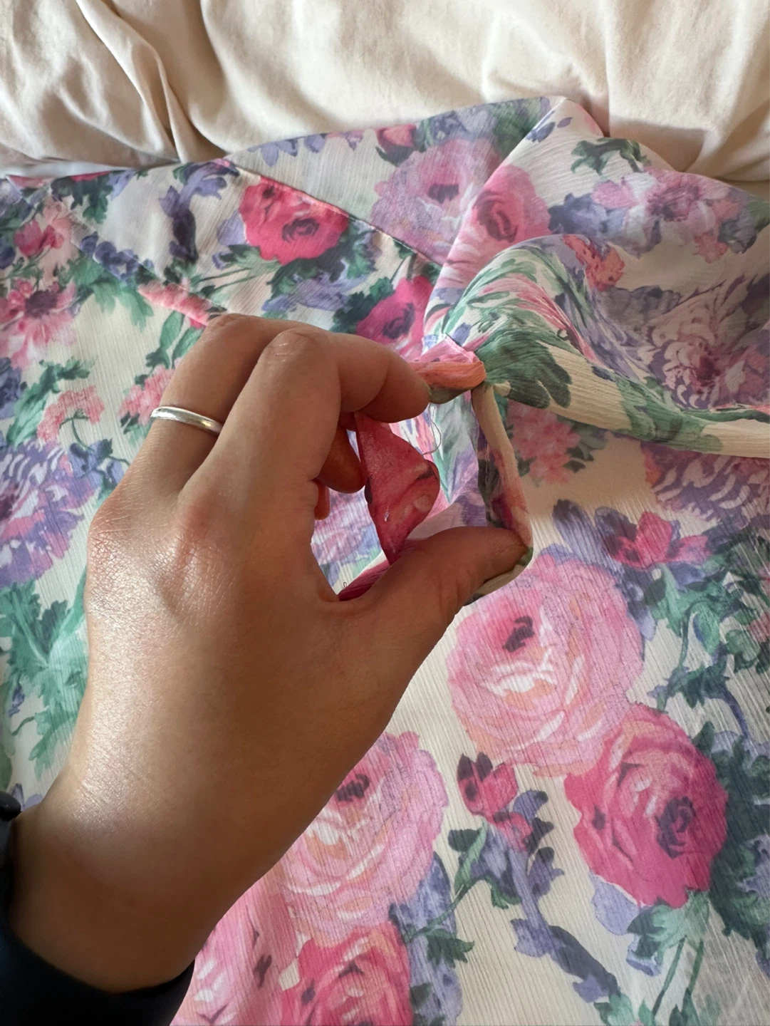 Sheer Floral Curtain - photo 3