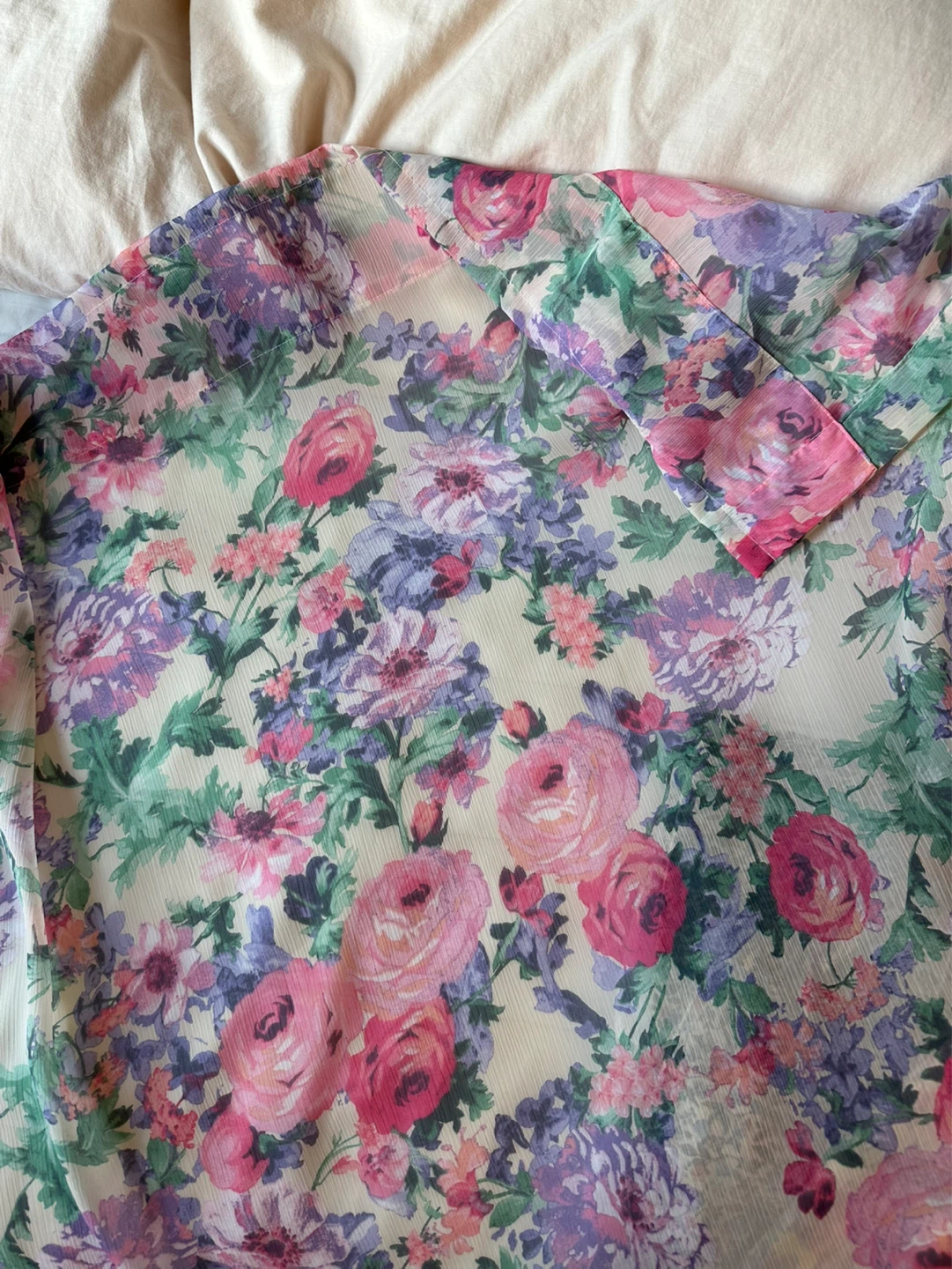 Sheer Floral Curtain - photo 2