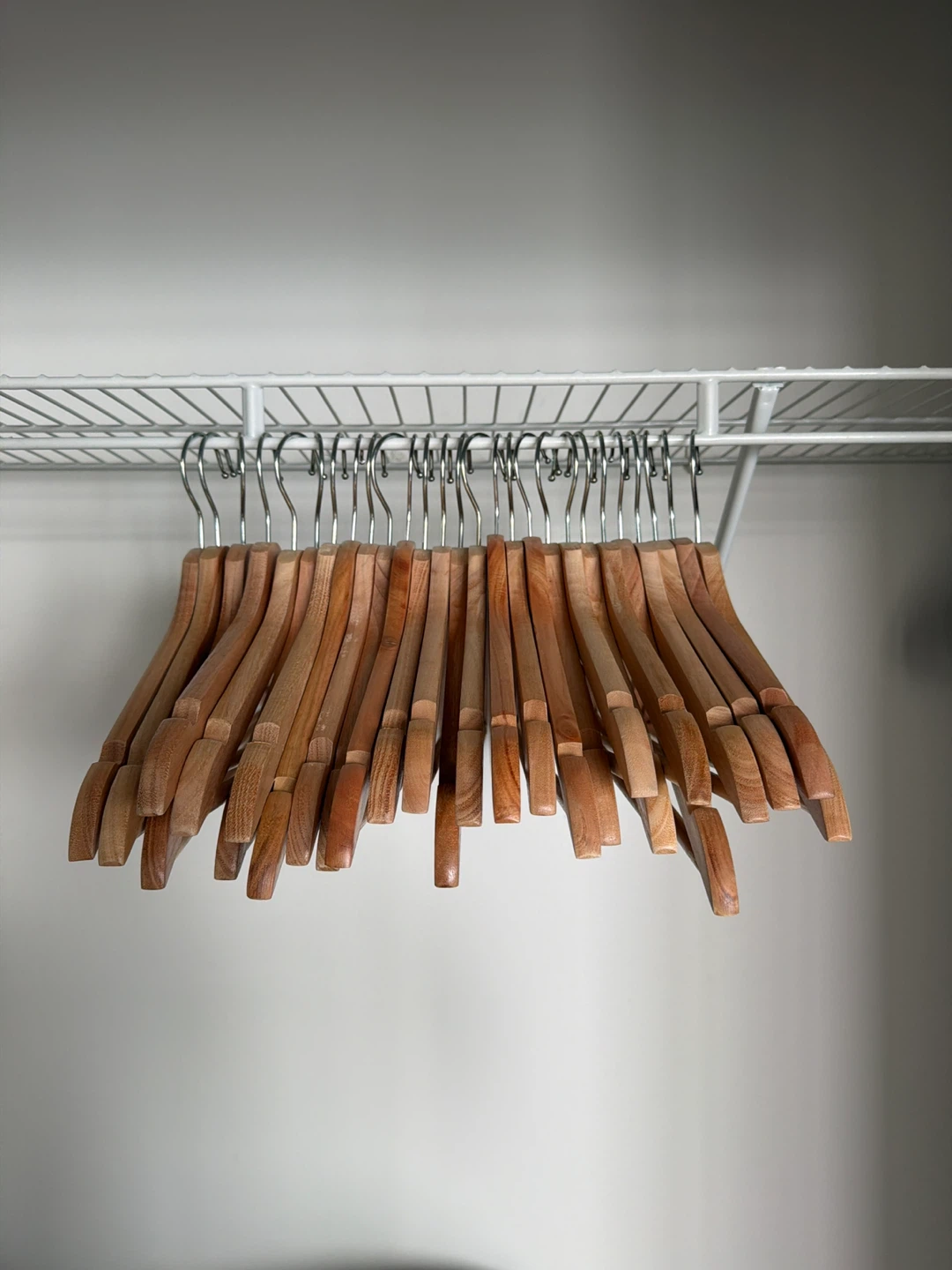 Wooden Clothes Hangers (Set of 27)