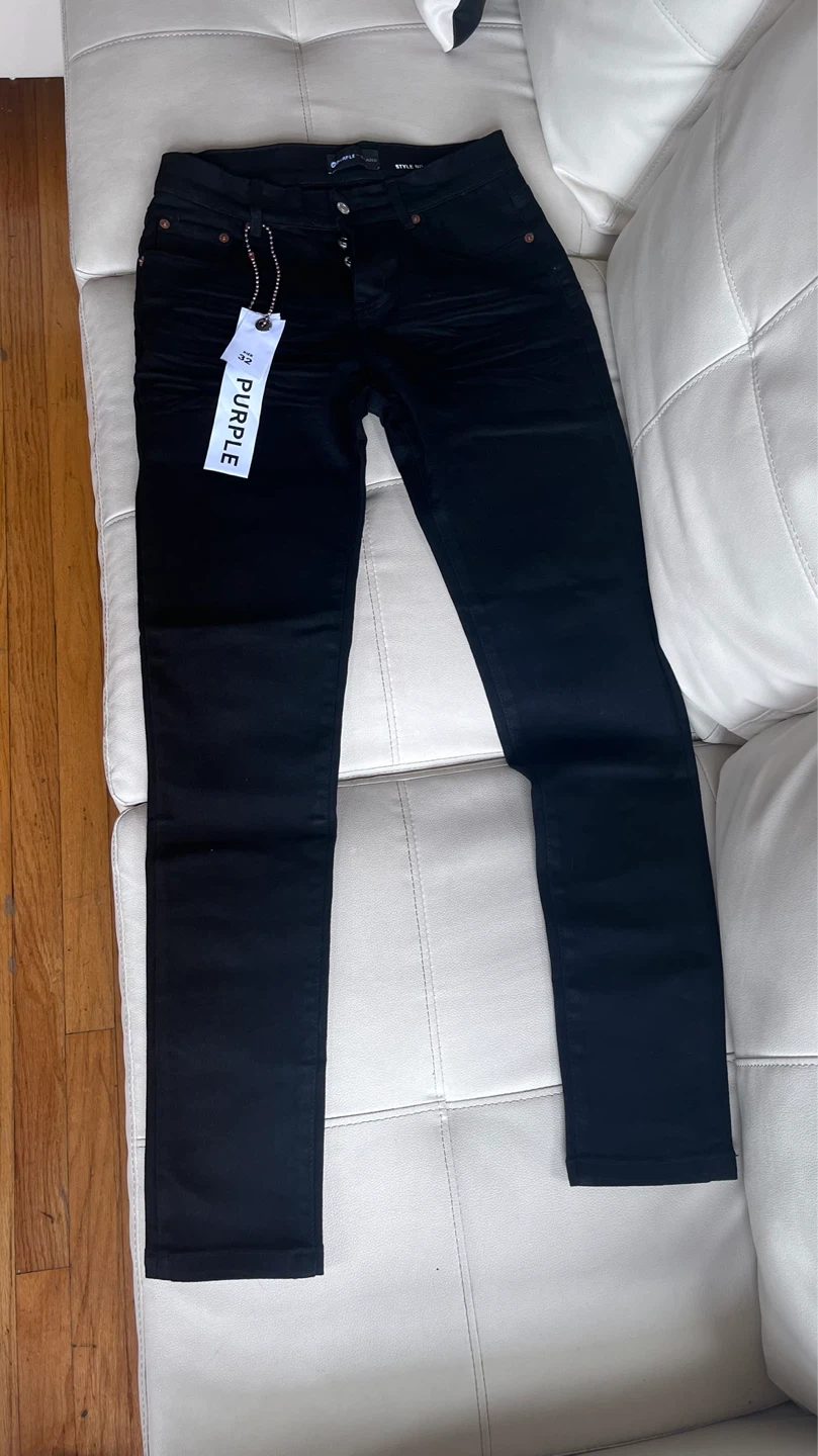 Purple Brand Black Denim Jeans