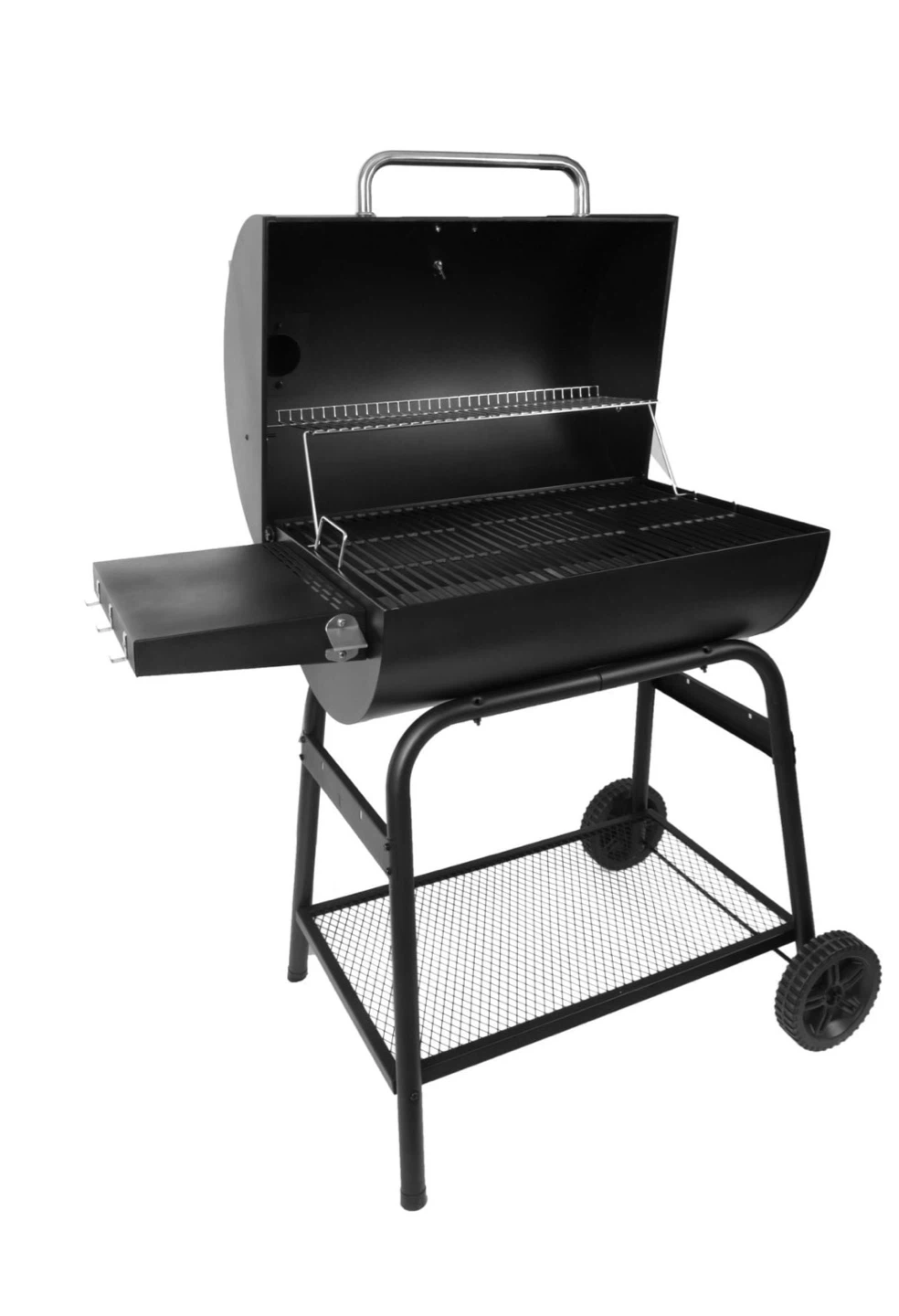 Brandnew Charcoal Grill 28" Free Standing Barrel Grill, Black - photo 2