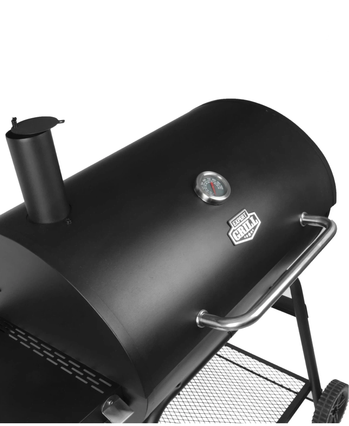 Brandnew Charcoal Grill 28" Free Standing Barrel Grill, Black - photo 4