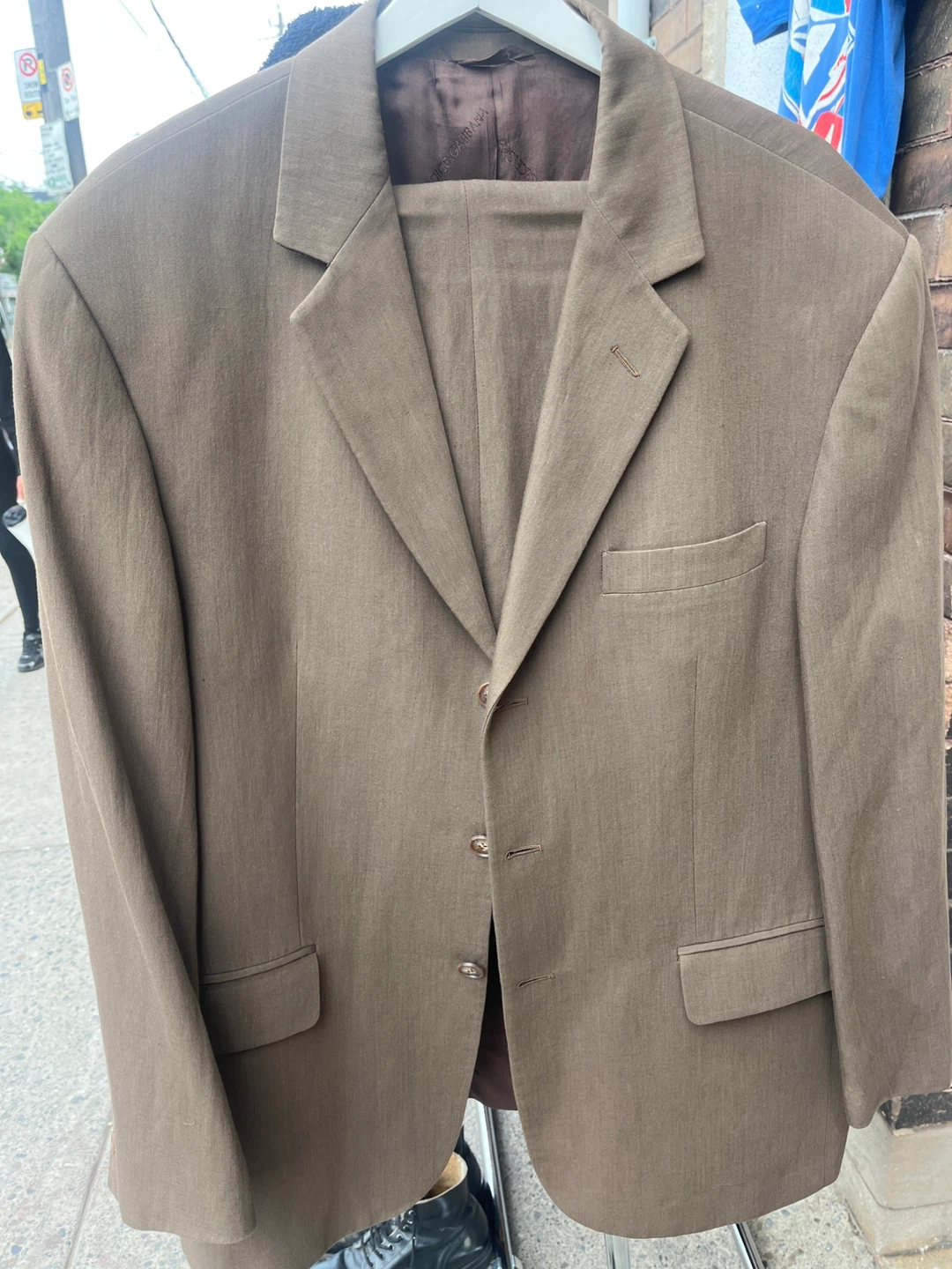 Dolce & Gabbana Men's Brown Suit Jacket and Pants - photo 3