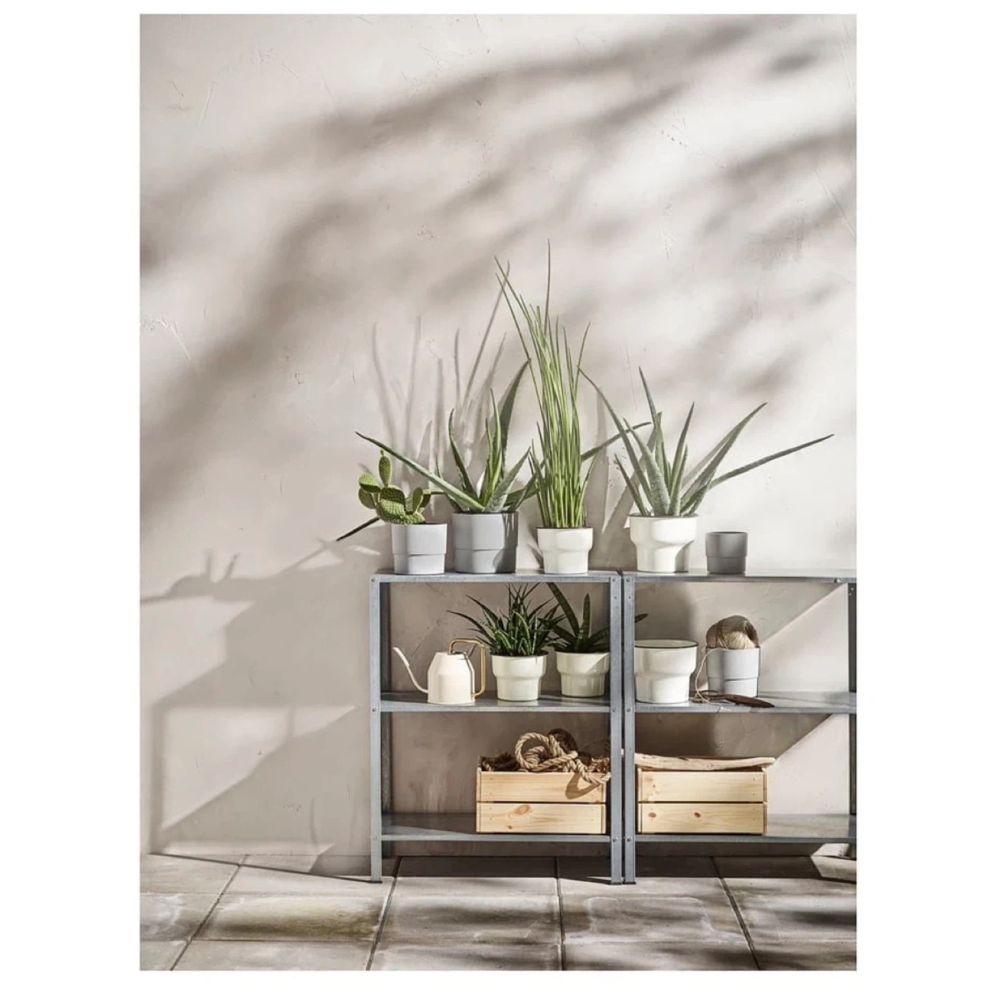 Ikea Metal 3-Tier Shelving Unit - photo 2