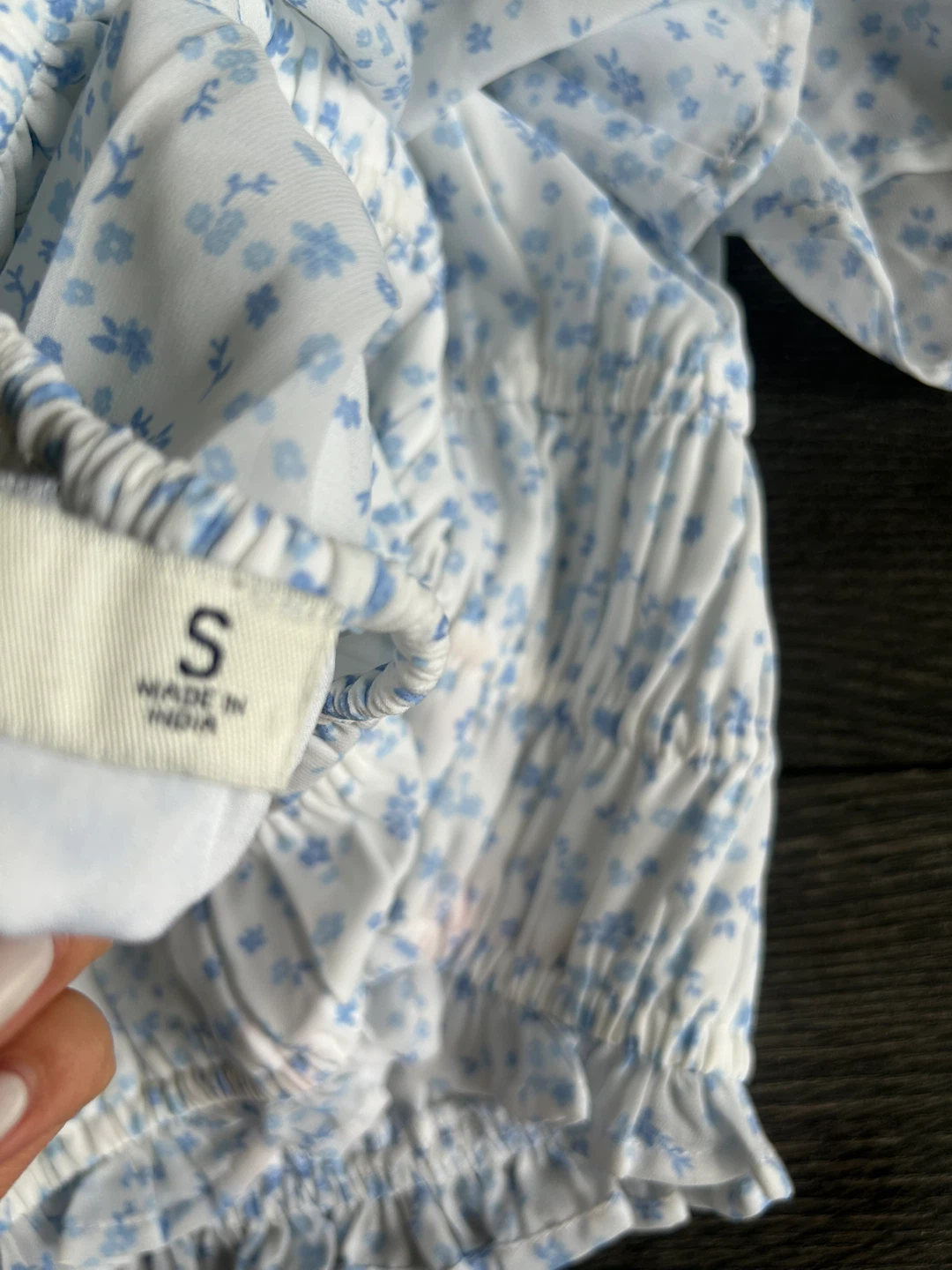 Smocked Crop Top - photo 2
