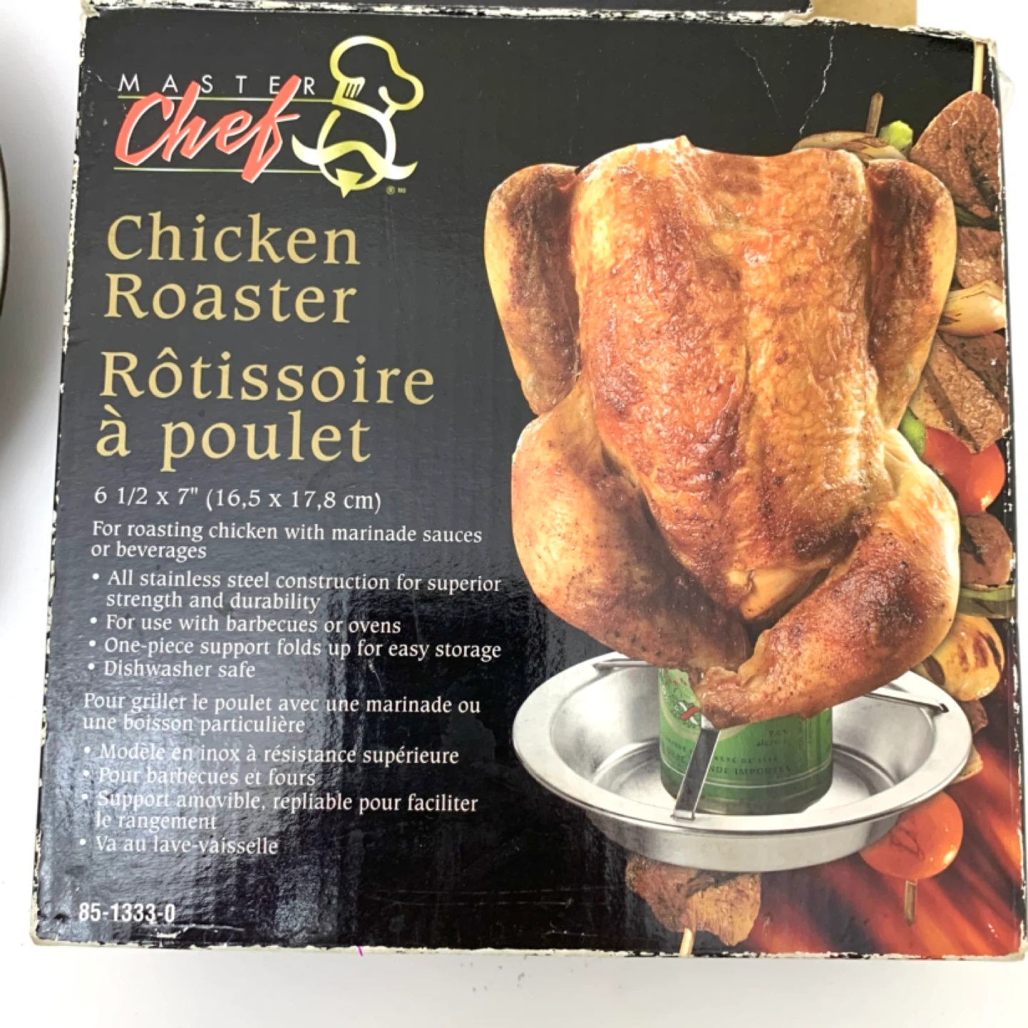 Chicken Roaster Poultry Roaster BBQ Roaster Grill Cooking Rack - photo 2