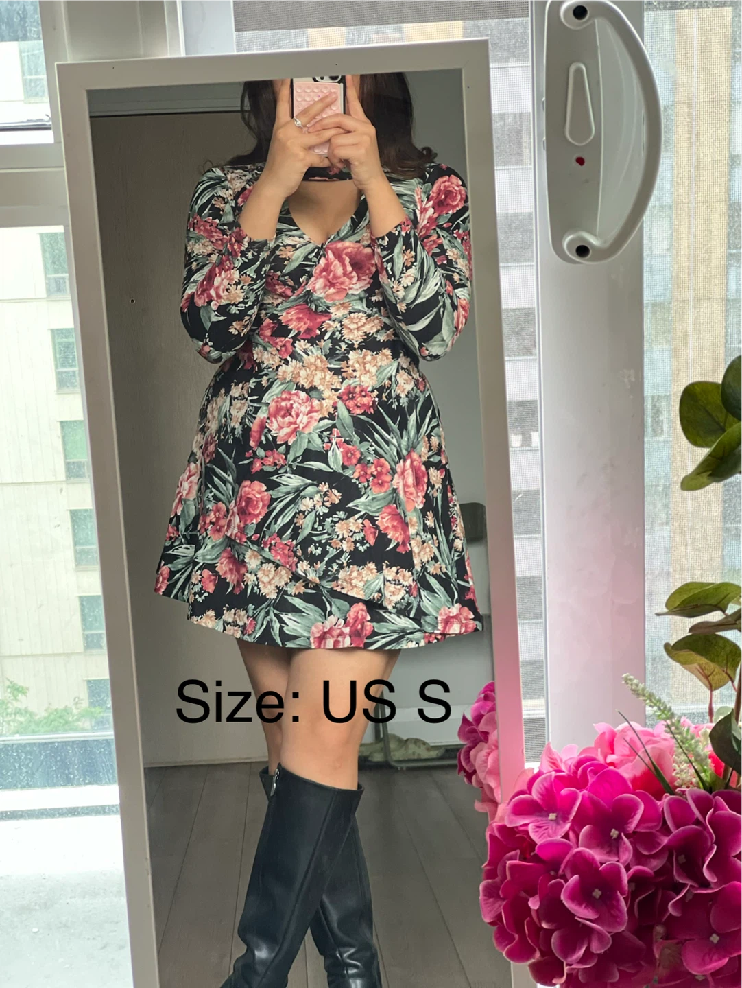 Floral Print Dress - US S