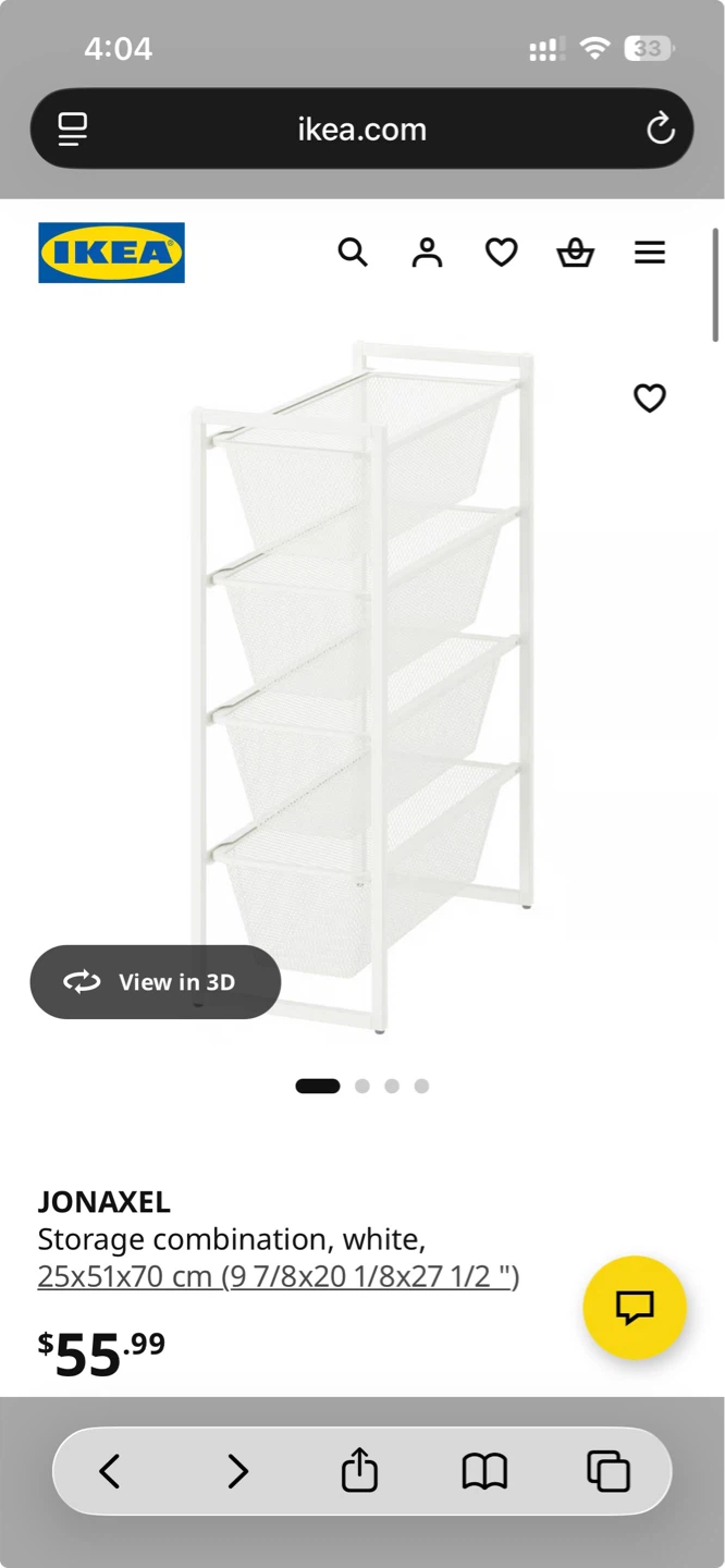 IKEA JONAXEL Storage Combination White - photo 2