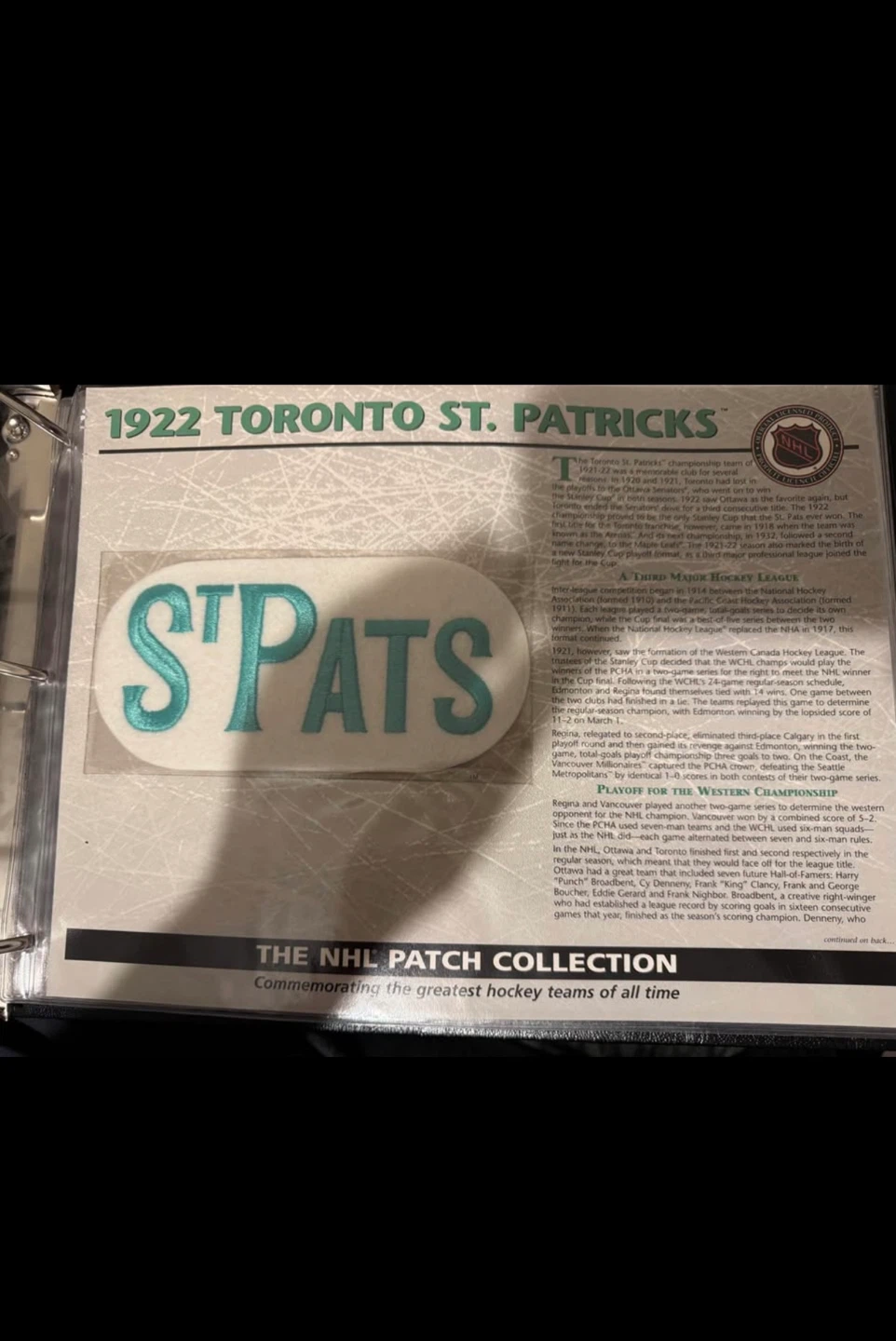 The NHL Patch Collection Commemorating Hockey Teams - photo 4