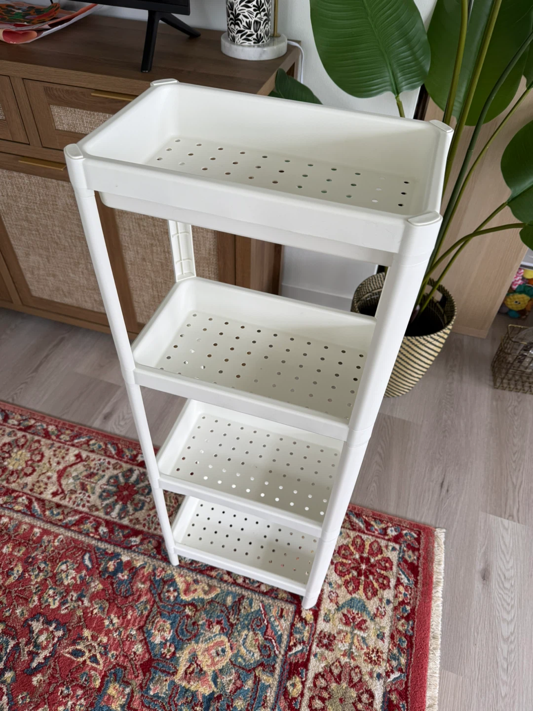 Ikea VESKEN tiered bathroom shelf - like new! - photo 5