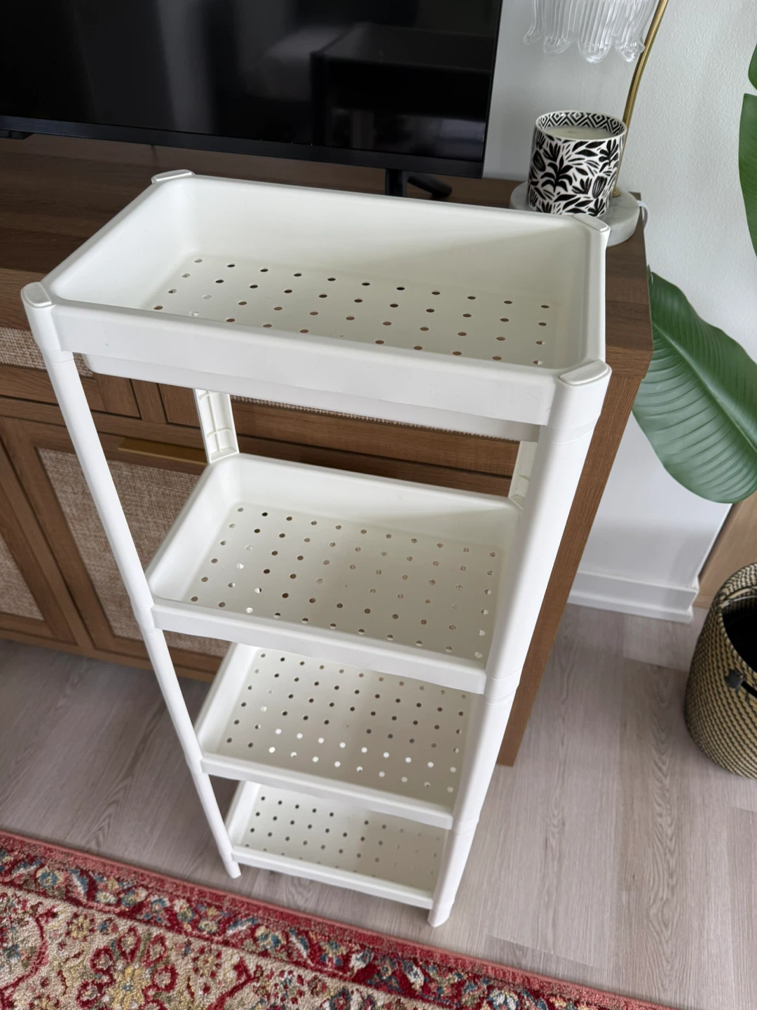 Ikea VESKEN tiered bathroom shelf - like new! - photo 2