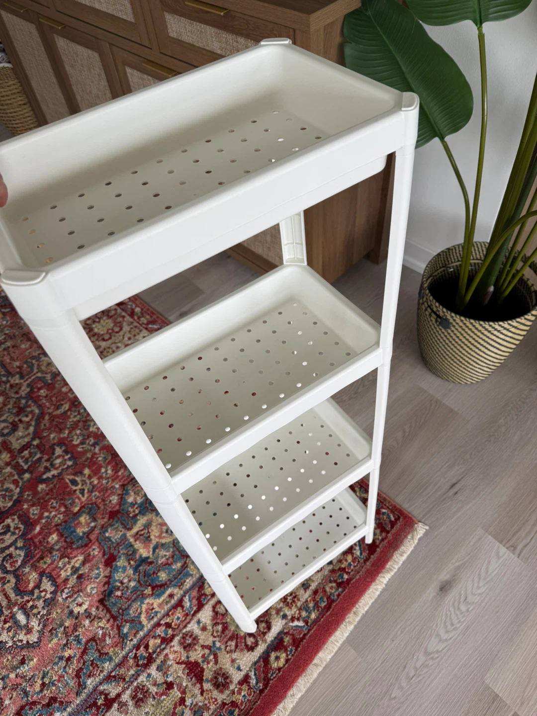 Ikea VESKEN tiered bathroom shelf - like new! - photo 3
