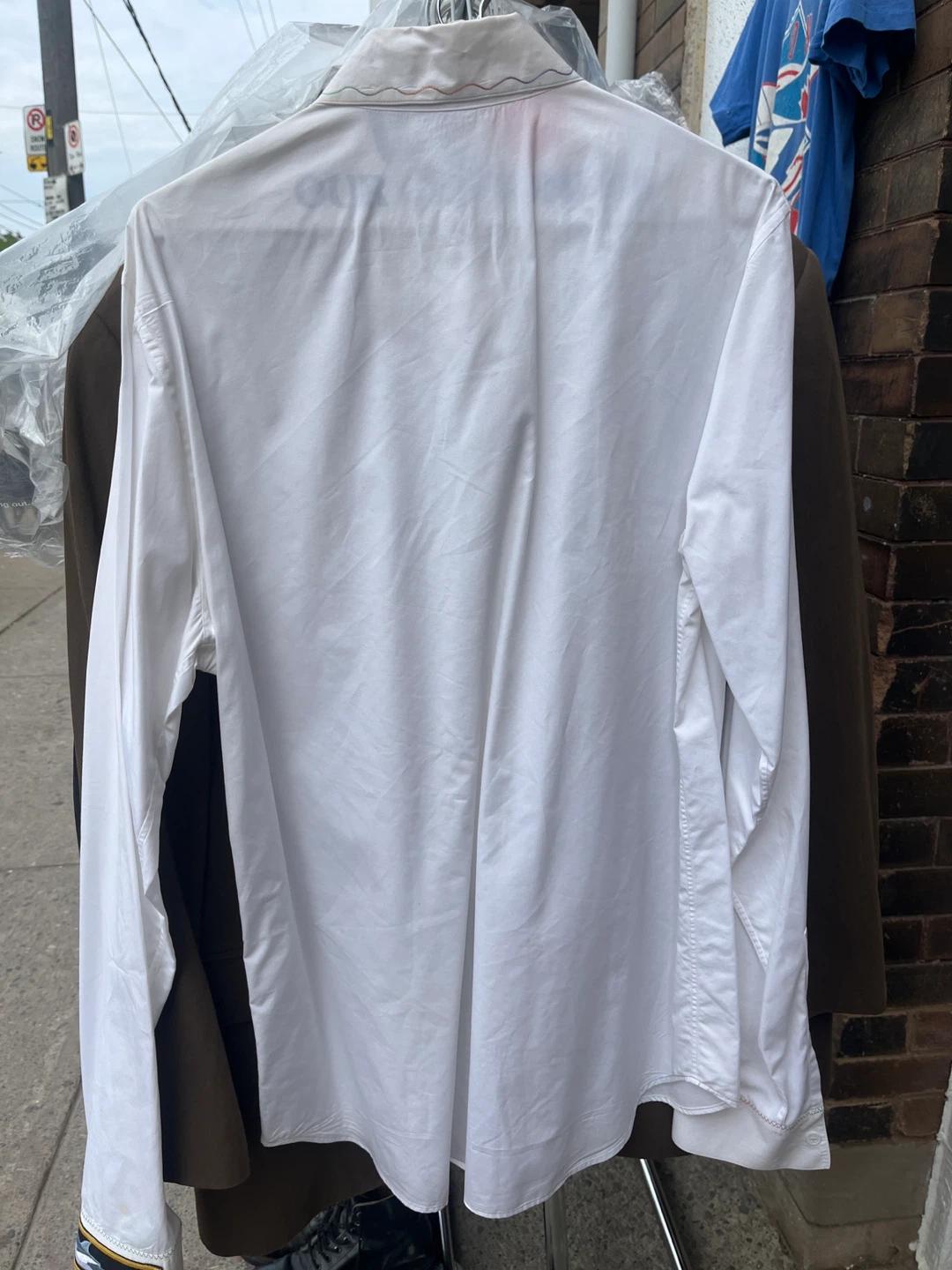 JW Anderson White Button-Up Dress Shirt - photo 2