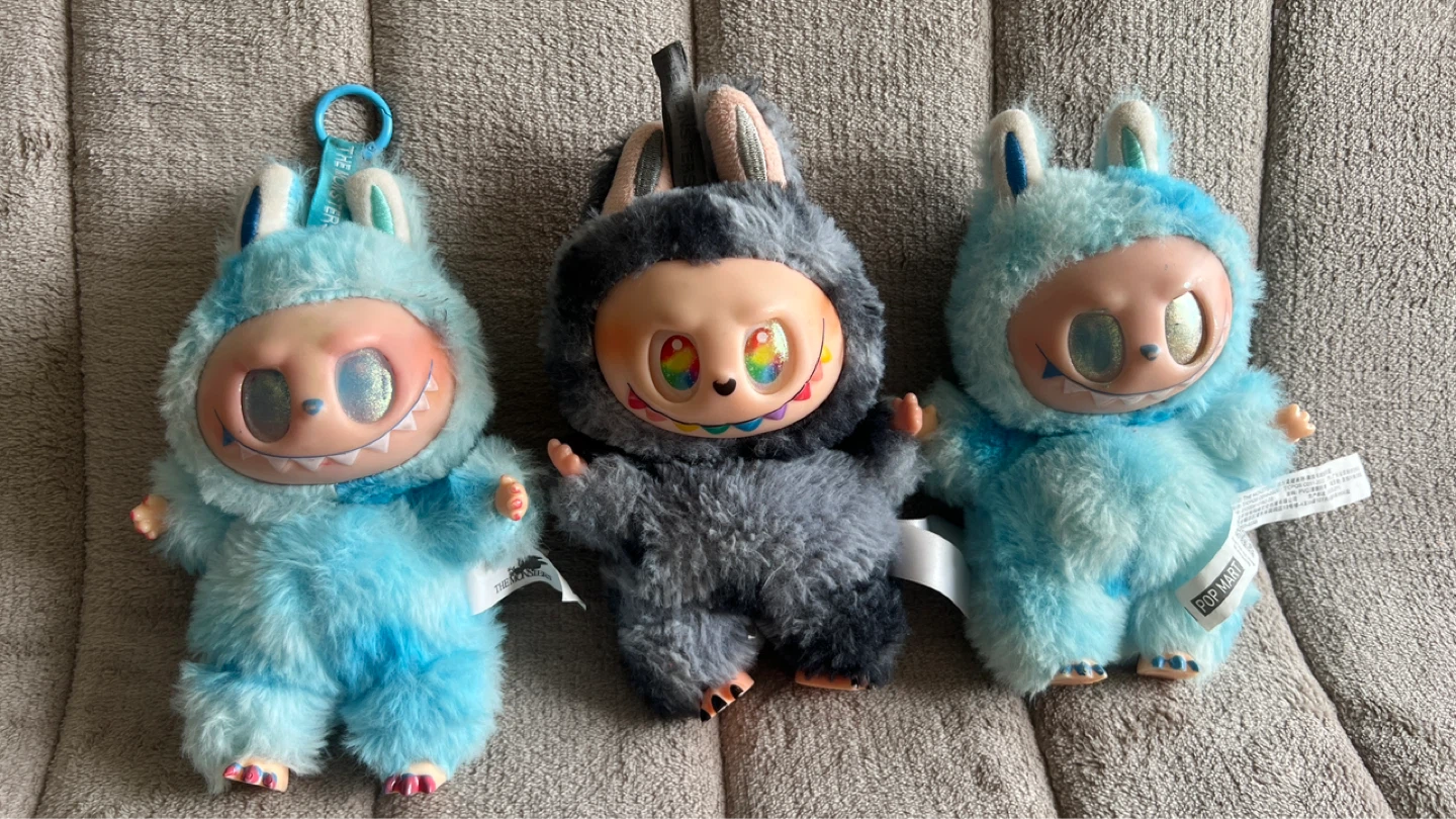 Pop Mart Labubu Plush Toys (Set of 3) - photo 2