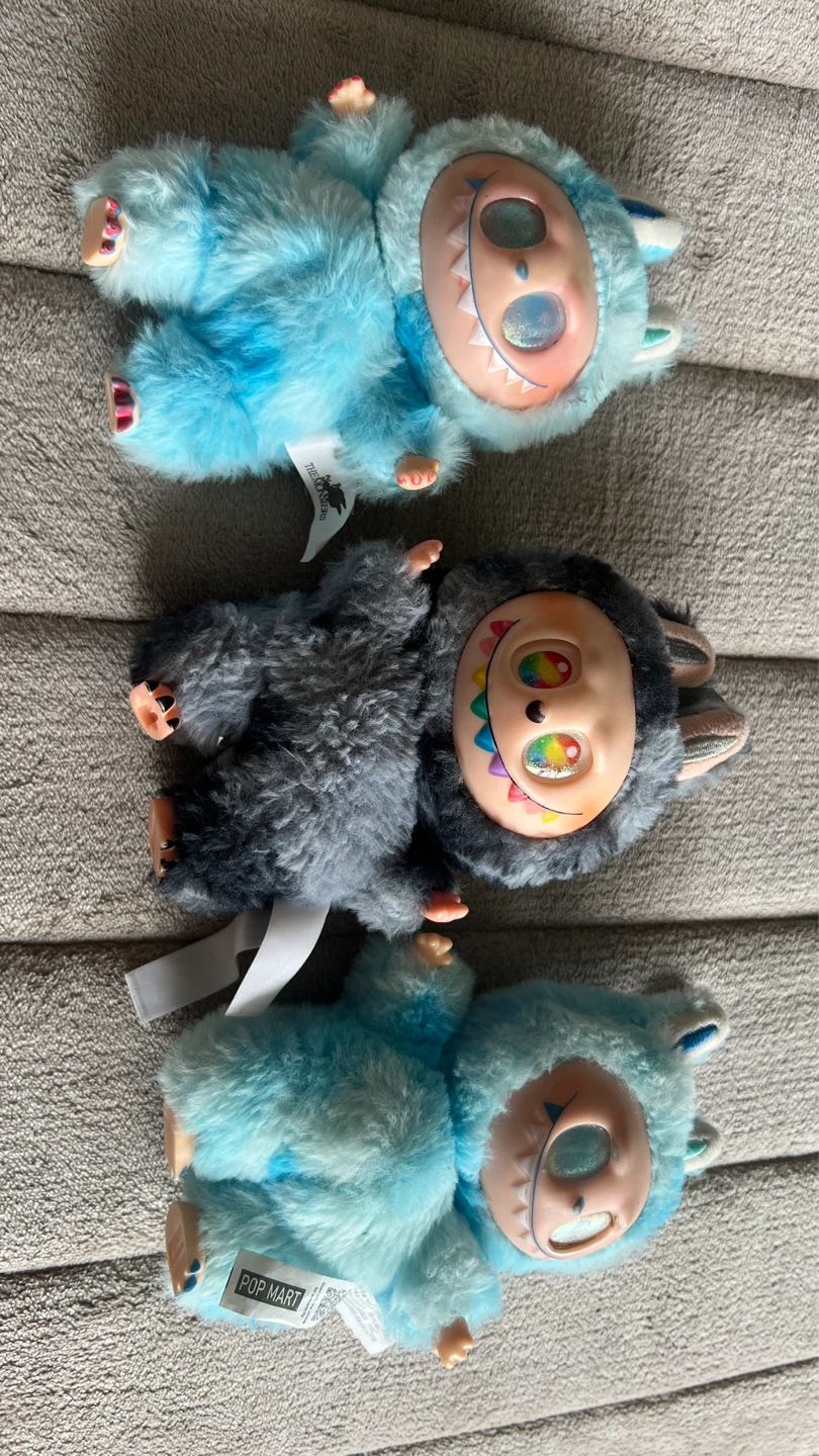 Pop Mart Labubu Plush Toys (Set of 3)