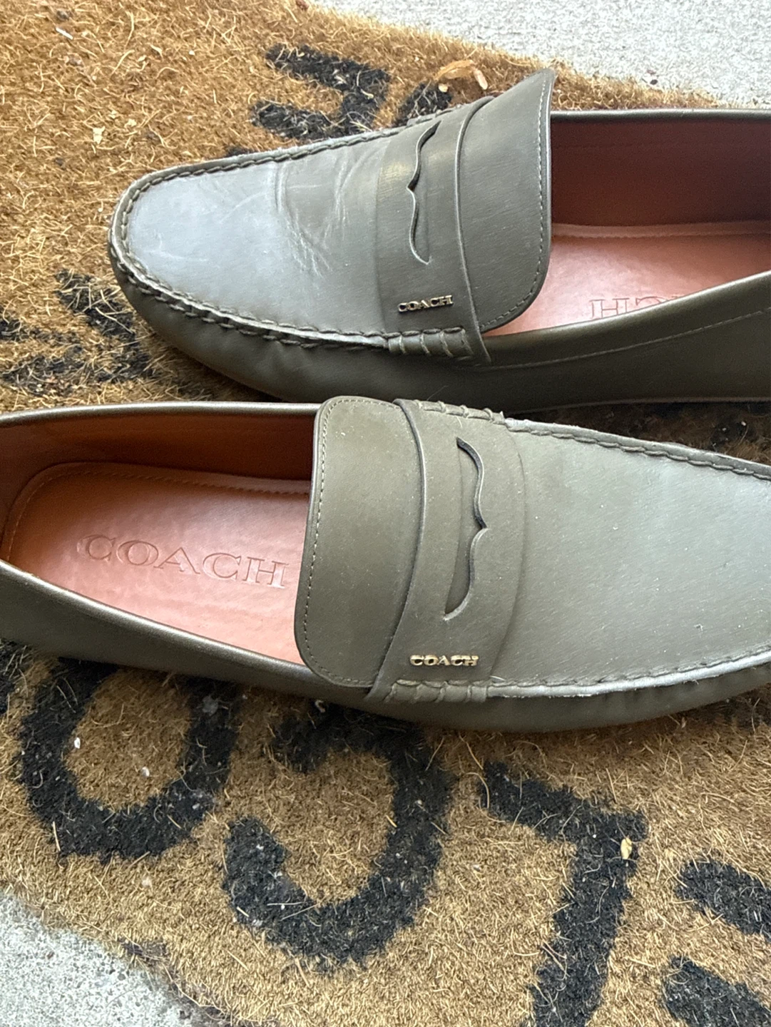 Coach Loafers - Olive Green - photo 3