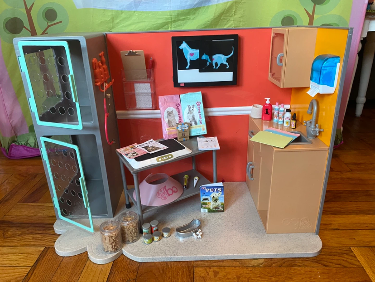 Our Generation Vet Clinic Playset with Accessories