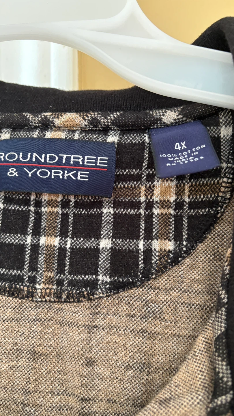 Roundtree & Yorke Men's Plaid Long Sleeve Shirt - photo 2